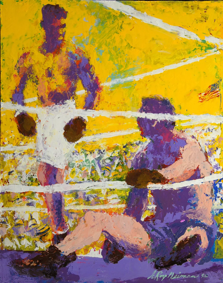 Jack Dempsey, acrylic & enamel on board, 18.5 x 14.5 in. 1995