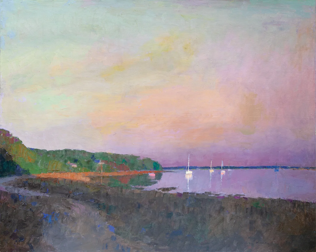Silent Cove, oil on canvas, 51 x 64 in. 