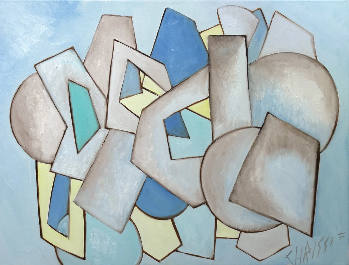 August Sky, oil on canvas, 31 1/2 x 23 1/2 in. (80 x 60 cm), 8.29.2018