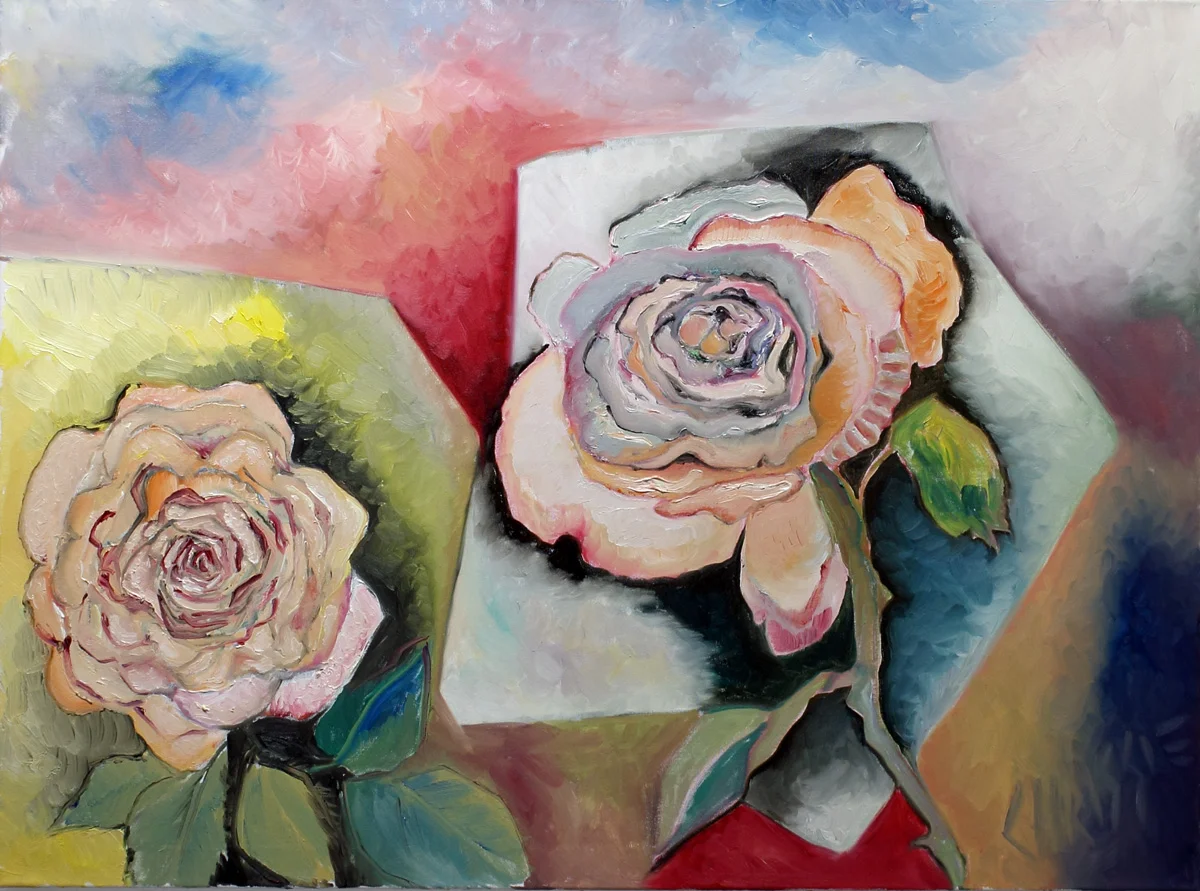 SOLD Morissey Flowers, oil on canvas, 30 x 39 1/2 in. (76 x 100 cm), 4.9.2018