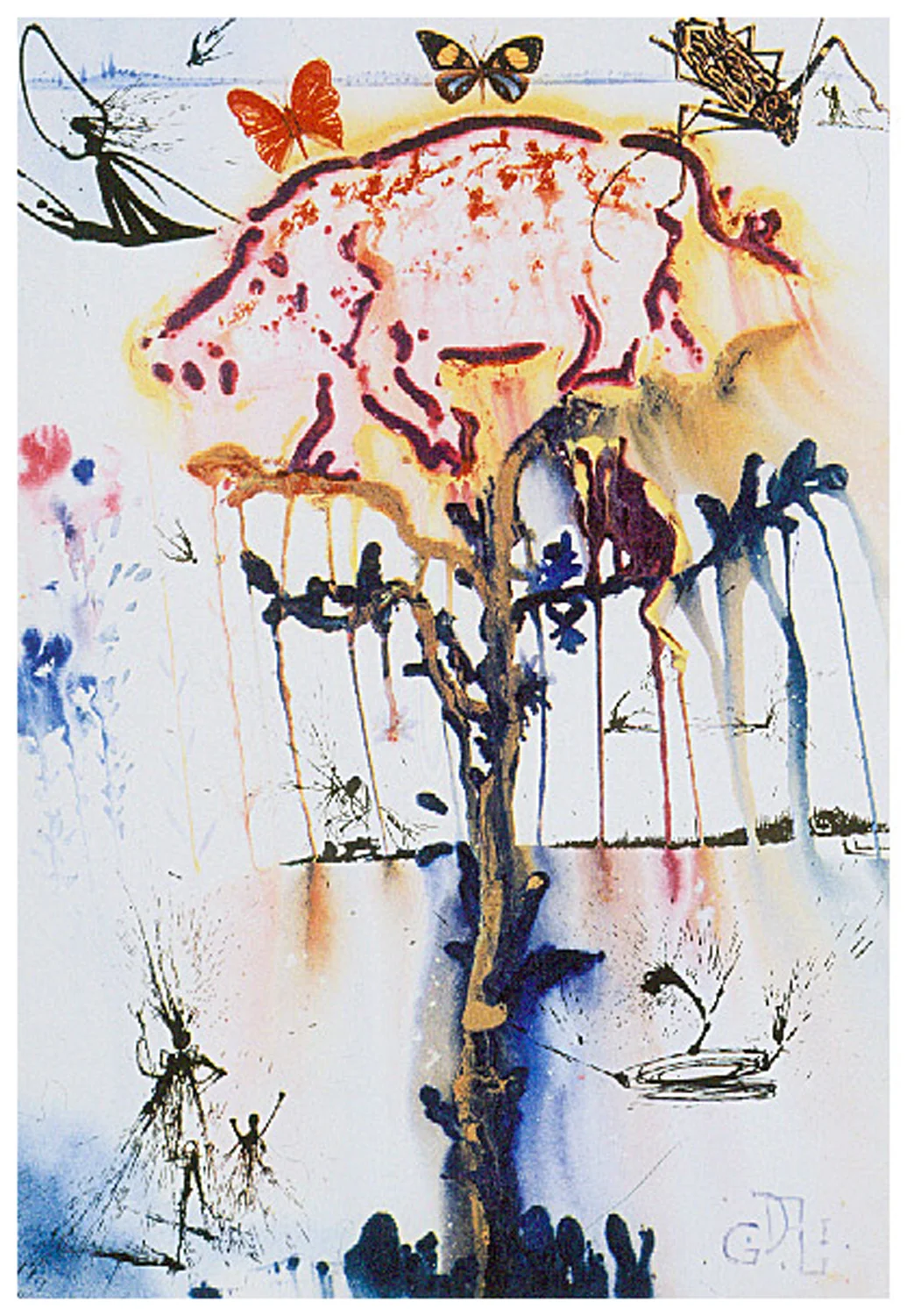 Alice in Wonderland: Pig and Pepper, heliogravure, 17 x 11.75, unsigned 889/2500, 1969, ML 327