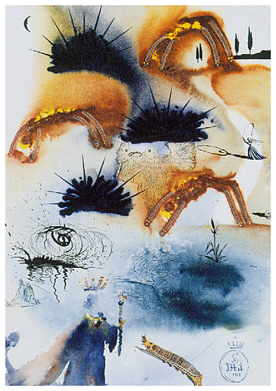 Alice in Wonderland: The Lobster Quadrille, heliogravure, 17 x 11.75, unsigned 889/2500, 1969, ML 331