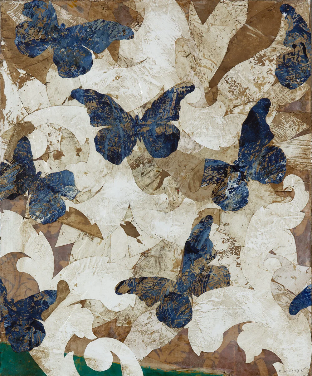 Belle journée, mixed media on canvas, 25.5x21.25 in, 2019