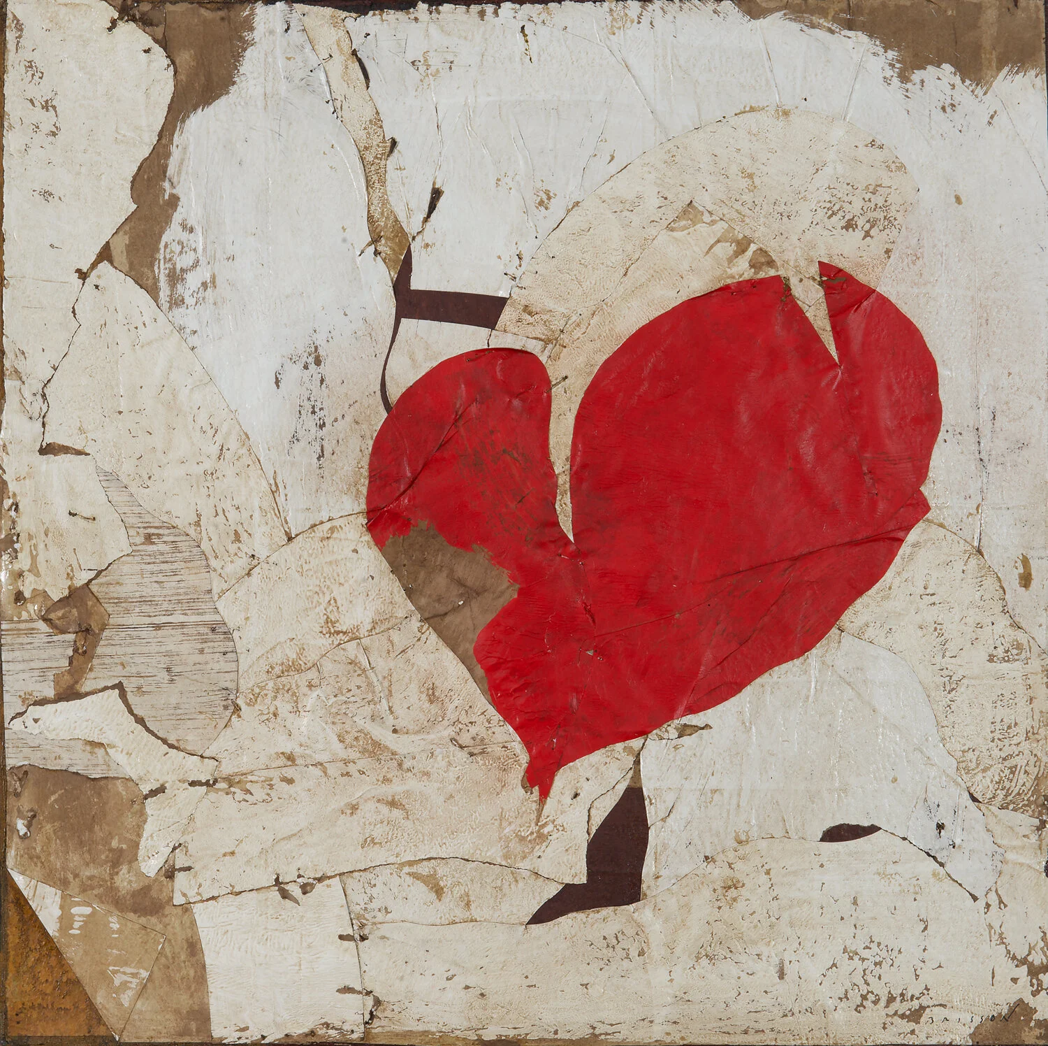 La declaration, mixed media on canvas, 20x19.5 in, 2019