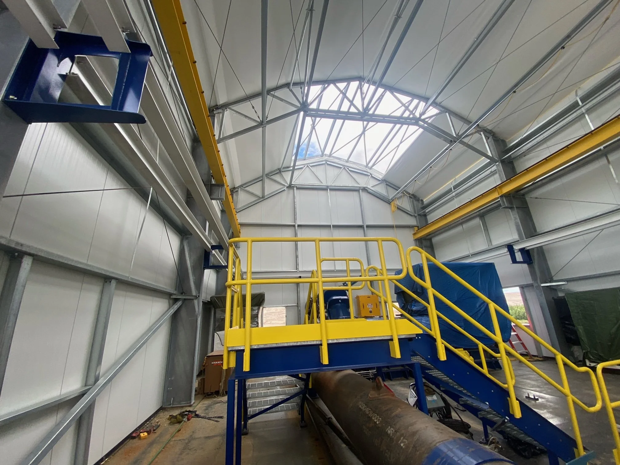 Inside view of oil and gas structure project by Exceptional Innovation