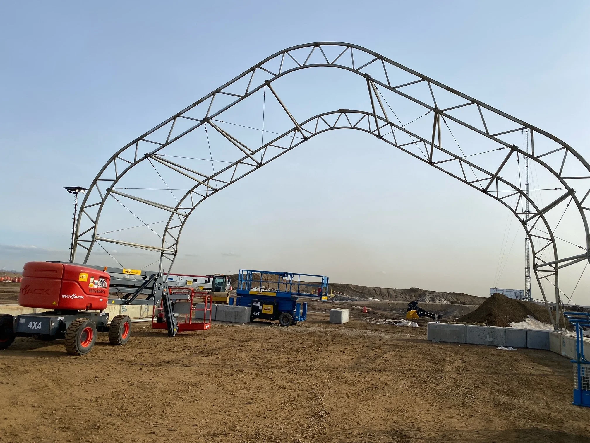 Truss style structure to be used in oil and gas refinement