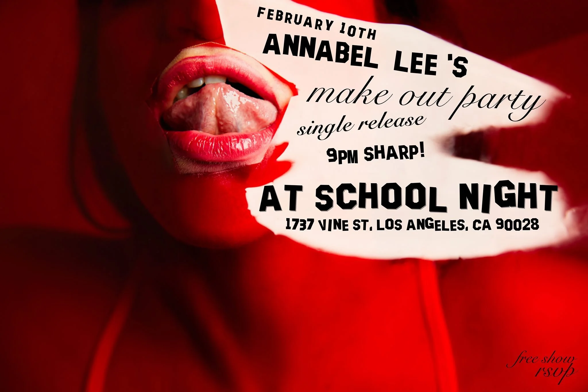 ANNABEL LEE AT SCHOOL NIGHT