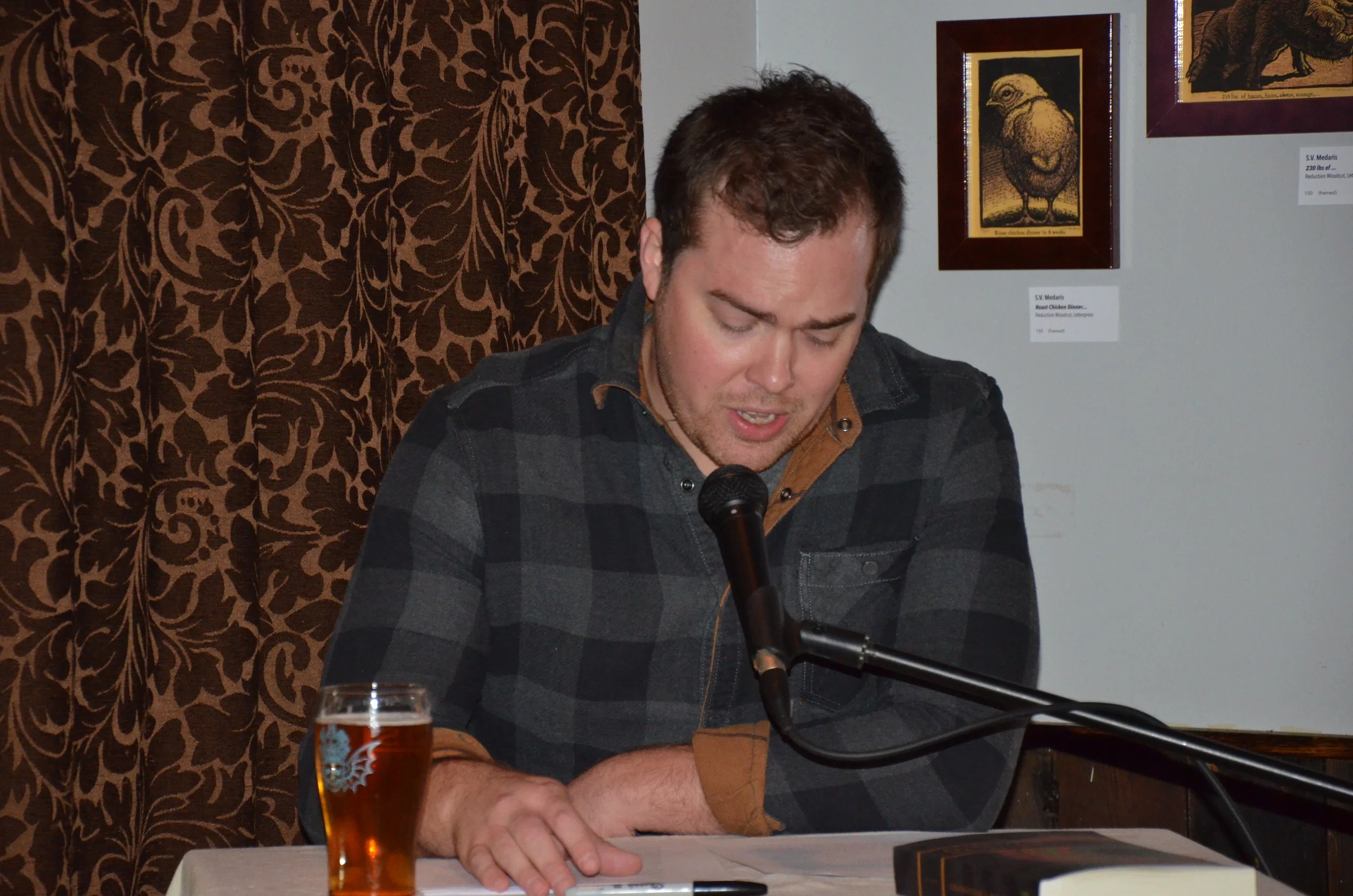 A.V. Bach Live Reading at Uncharted Books