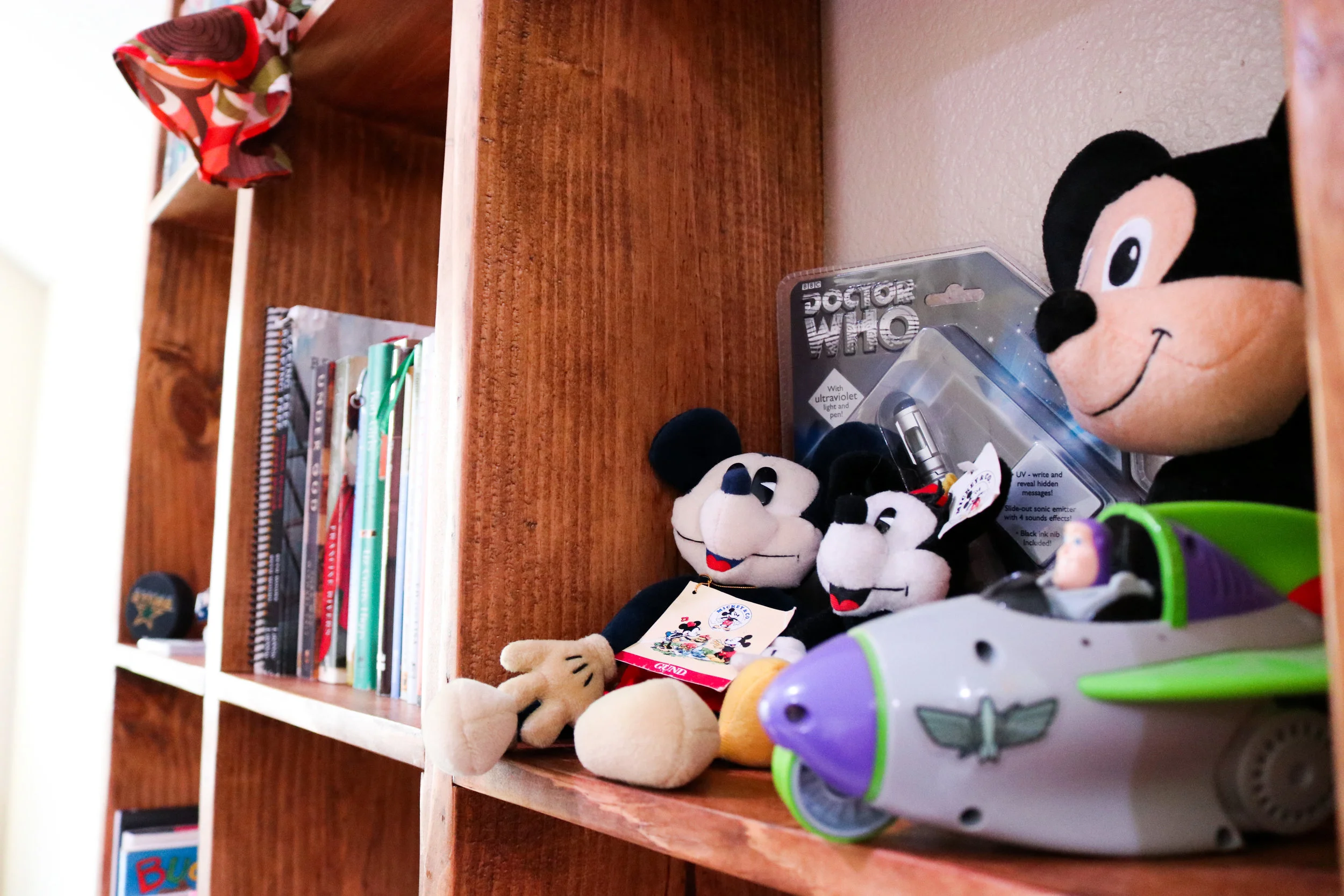 Mickey and Minnie have a home with Buzz Lightyear!