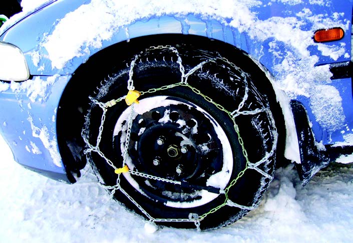 Check your snow chains.