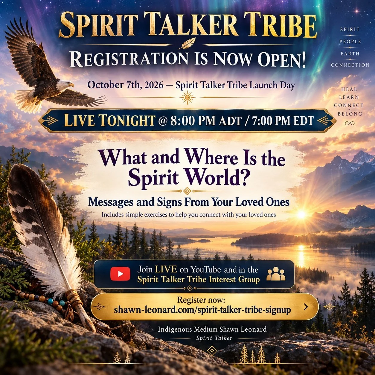 🌟 SPIRIT TALKER TRIBE REGISTRATION IS NOW OPEN! 🌟

I&rsquo;m excited to officially announce that registration for Spirit Talker Tribe 2026&ndash;2027 is now OPEN! ❤️
If you&rsquo;ve been feeling called to deepen your spiritual connection, develop y