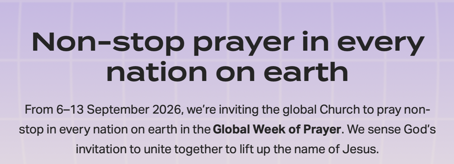 Global Week of Prayer 