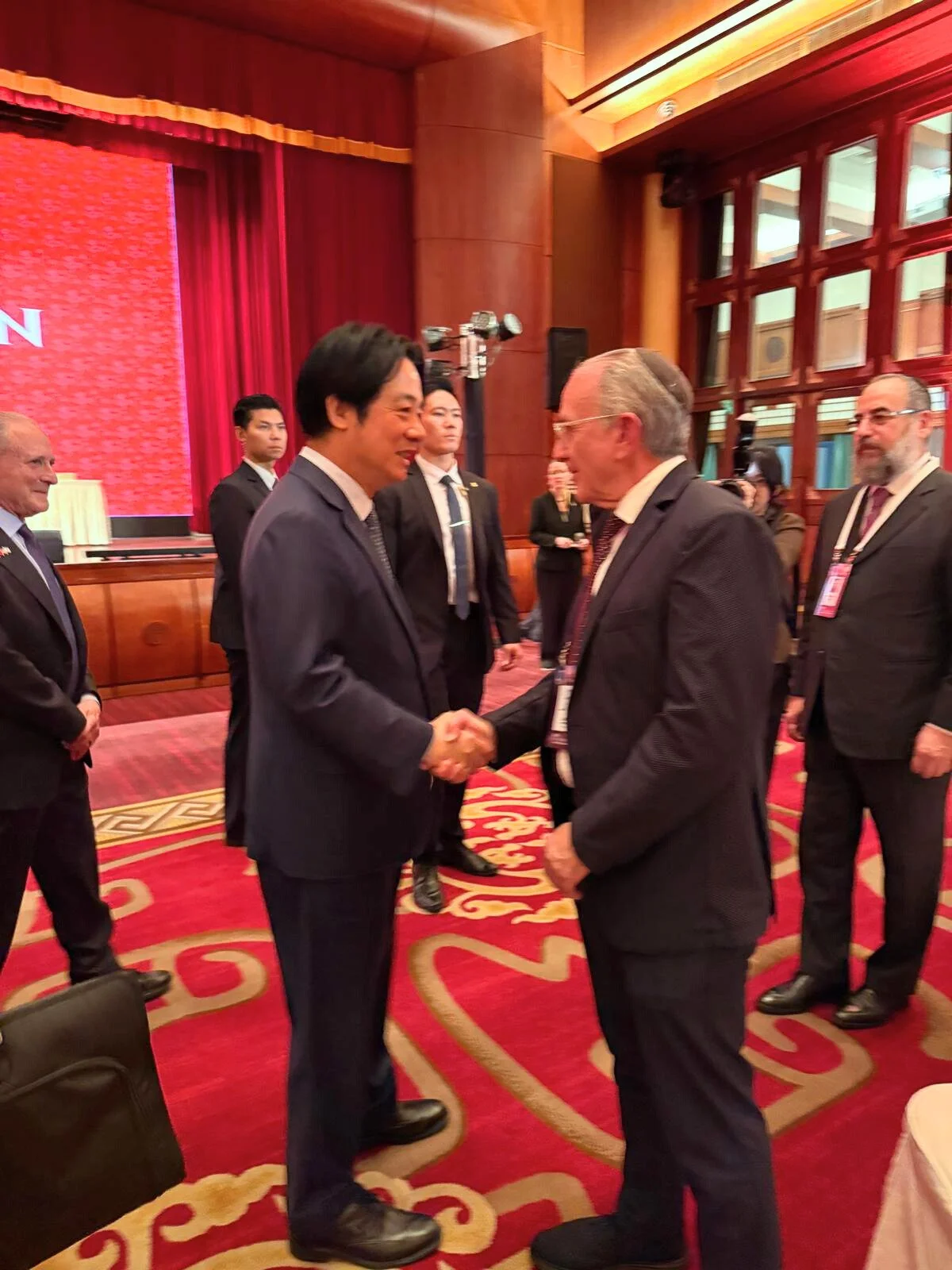 Louis and ROC President Lai Ching-te