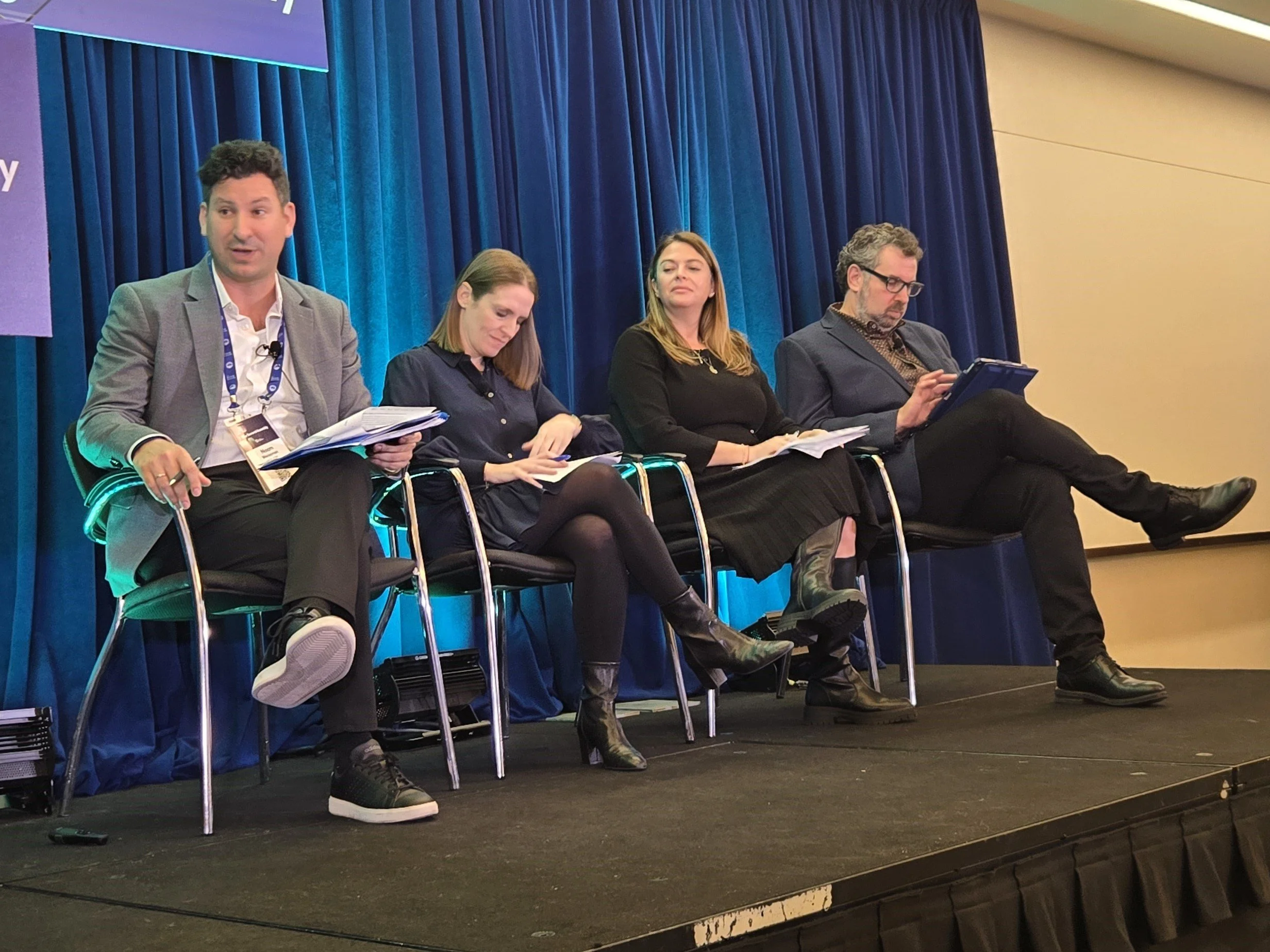OpenDor Media EVP and Mayberg Foundation partner Noam Weissman moderates Stemming the Tide of Antisemitism in K-12 Schools panel 