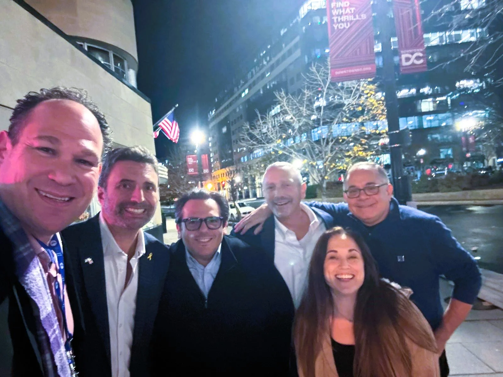 Foundation leadership connect with partners