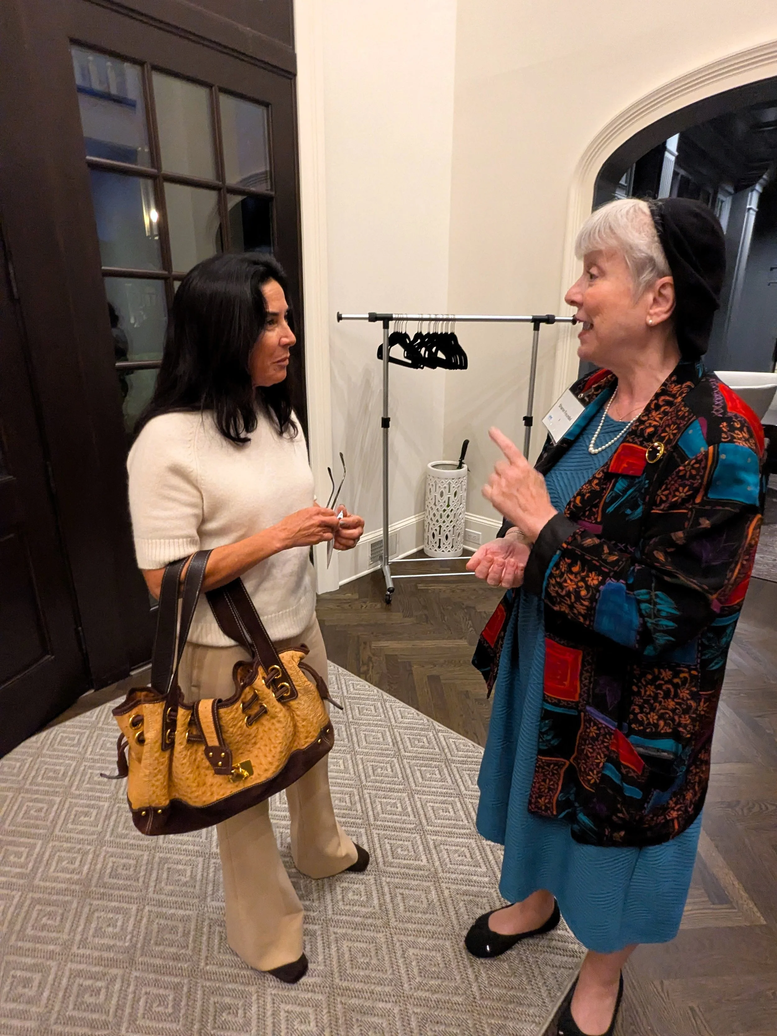 Hirsch Legacy Fund Trustee Michele Hirsch and Sharon Freundel