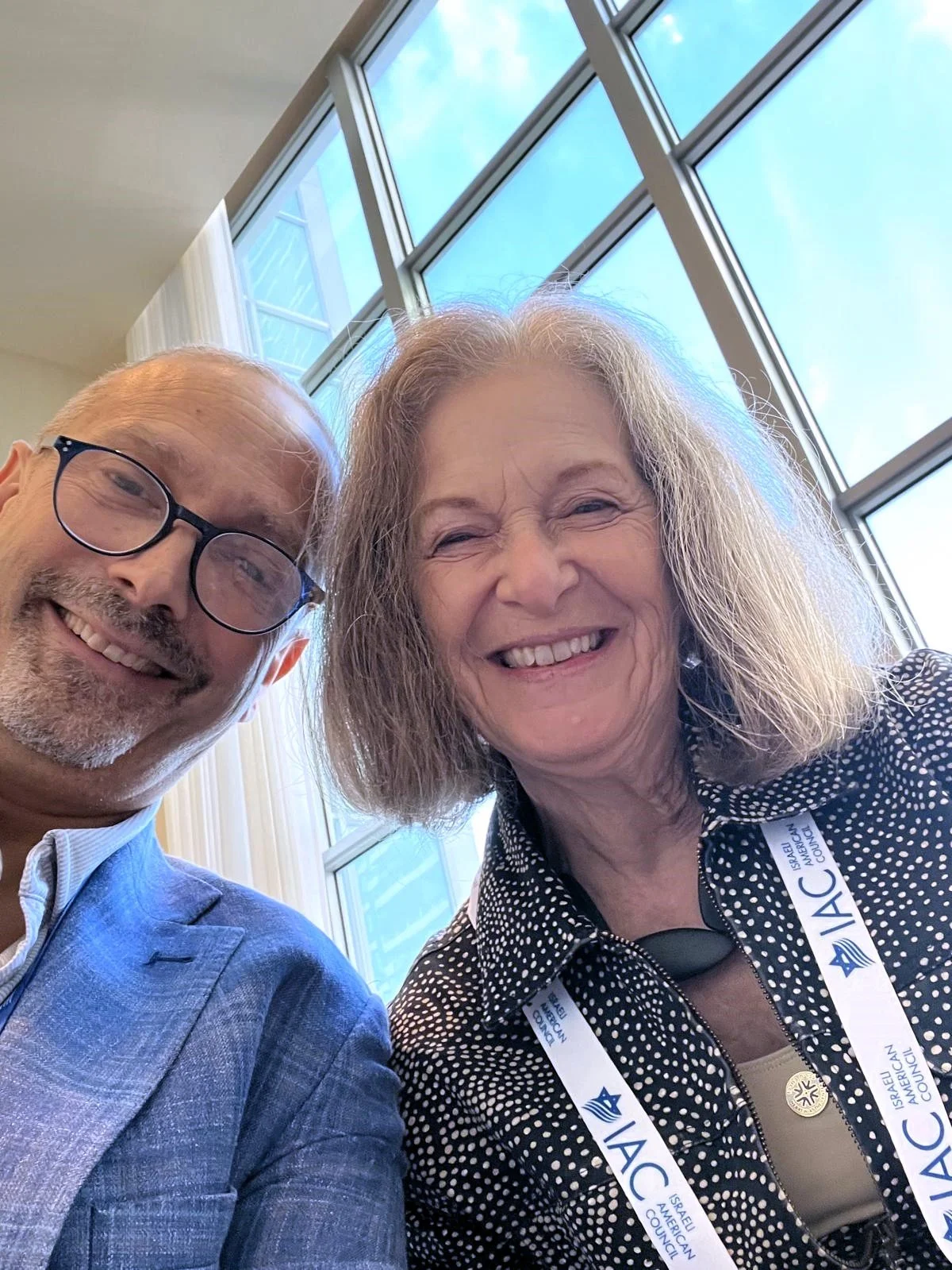 Todd &amp; Hebrew at the Center Founder Arnee Winshall