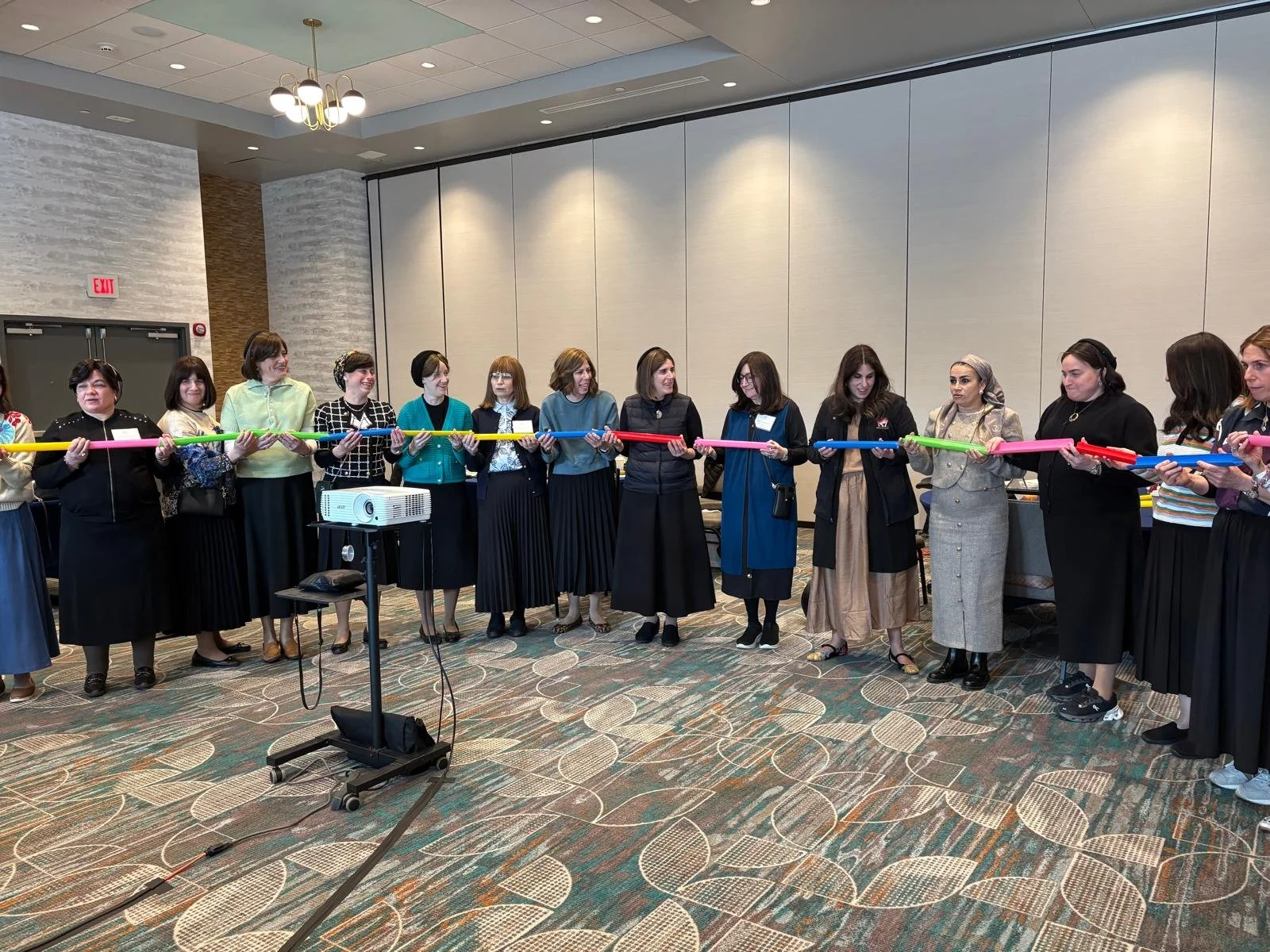 Amatz winter conference team building exercise