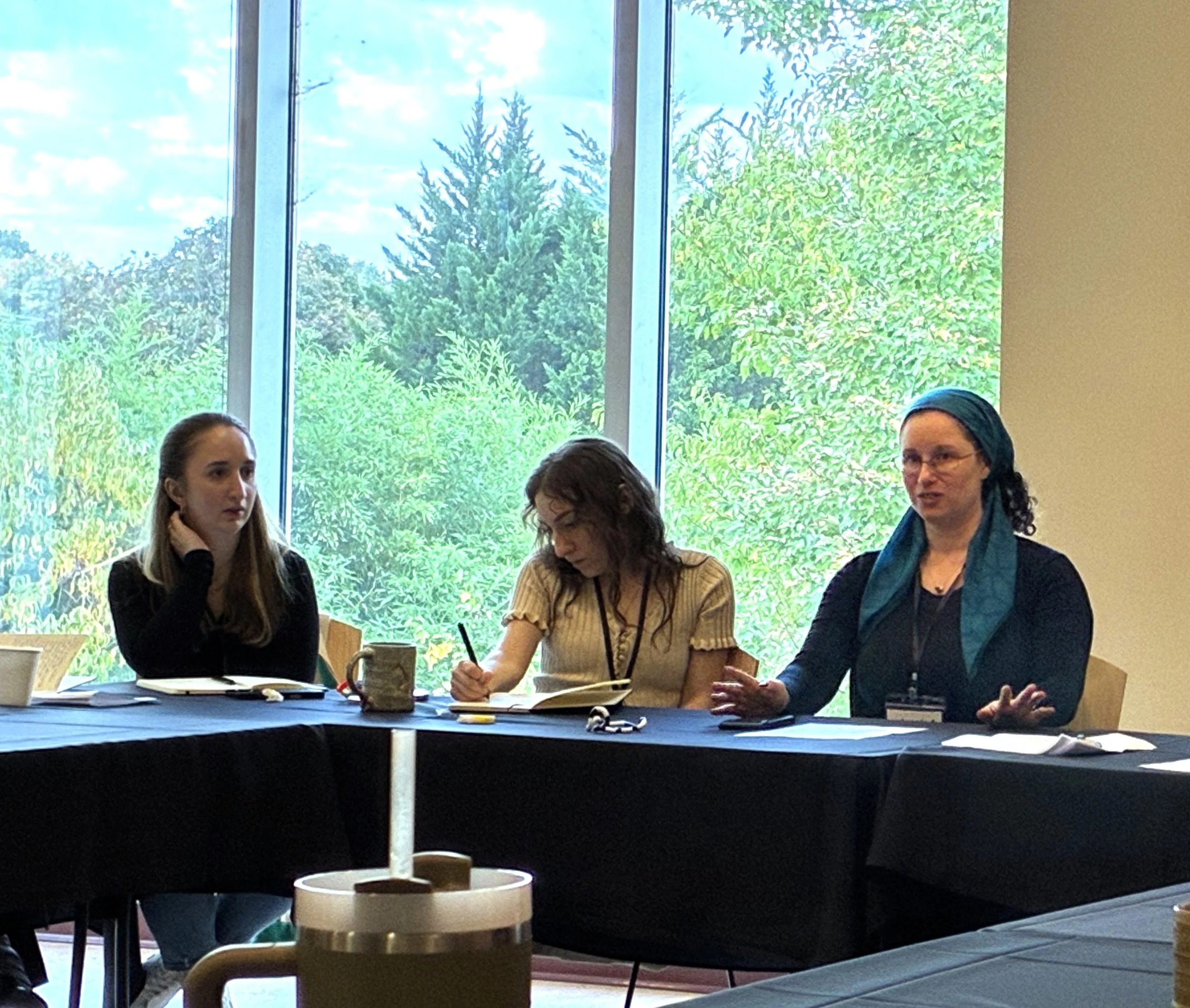 Amanda co-facilitating a Kerem workshop