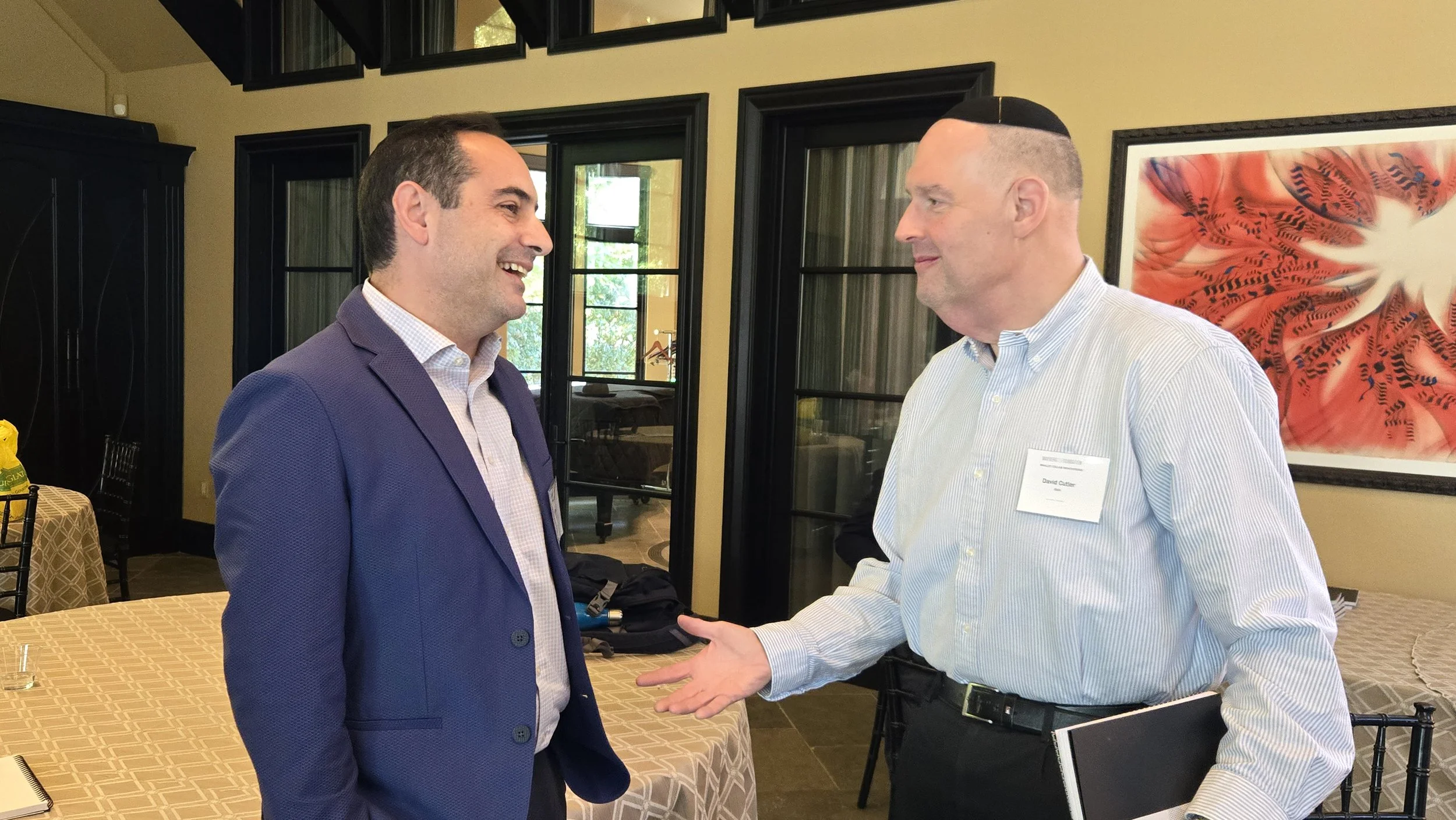 Jon Ackerman (NSCY) and David Cutler (Aish)