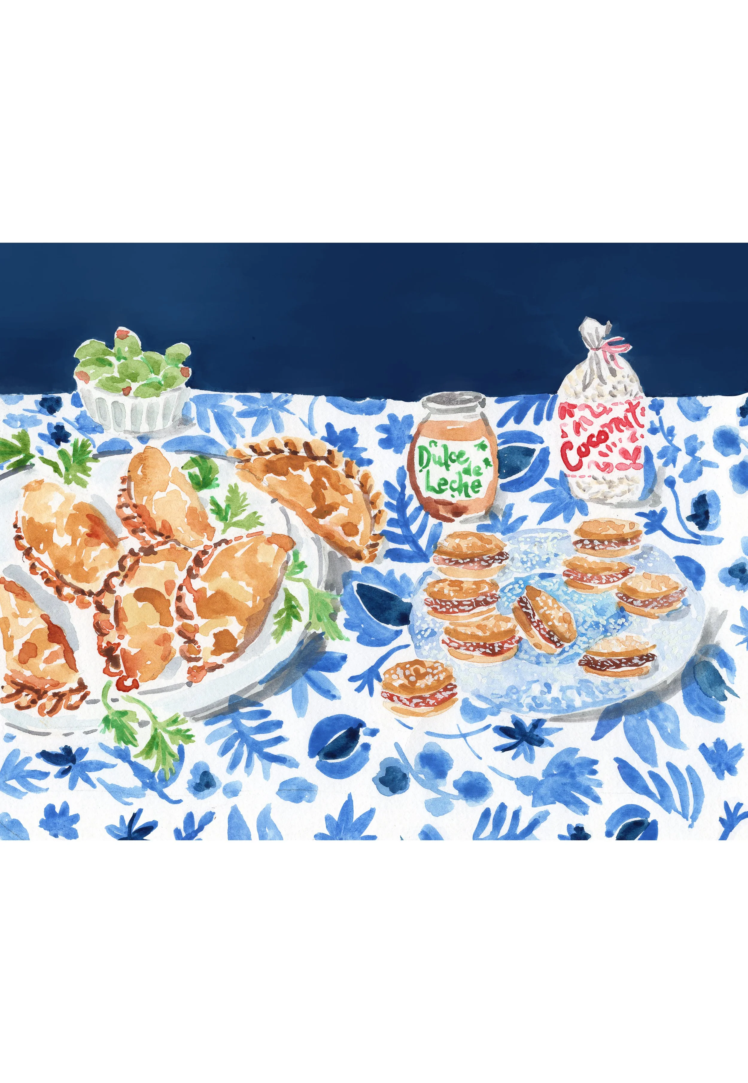 Alfajores & Empanadas Art Print