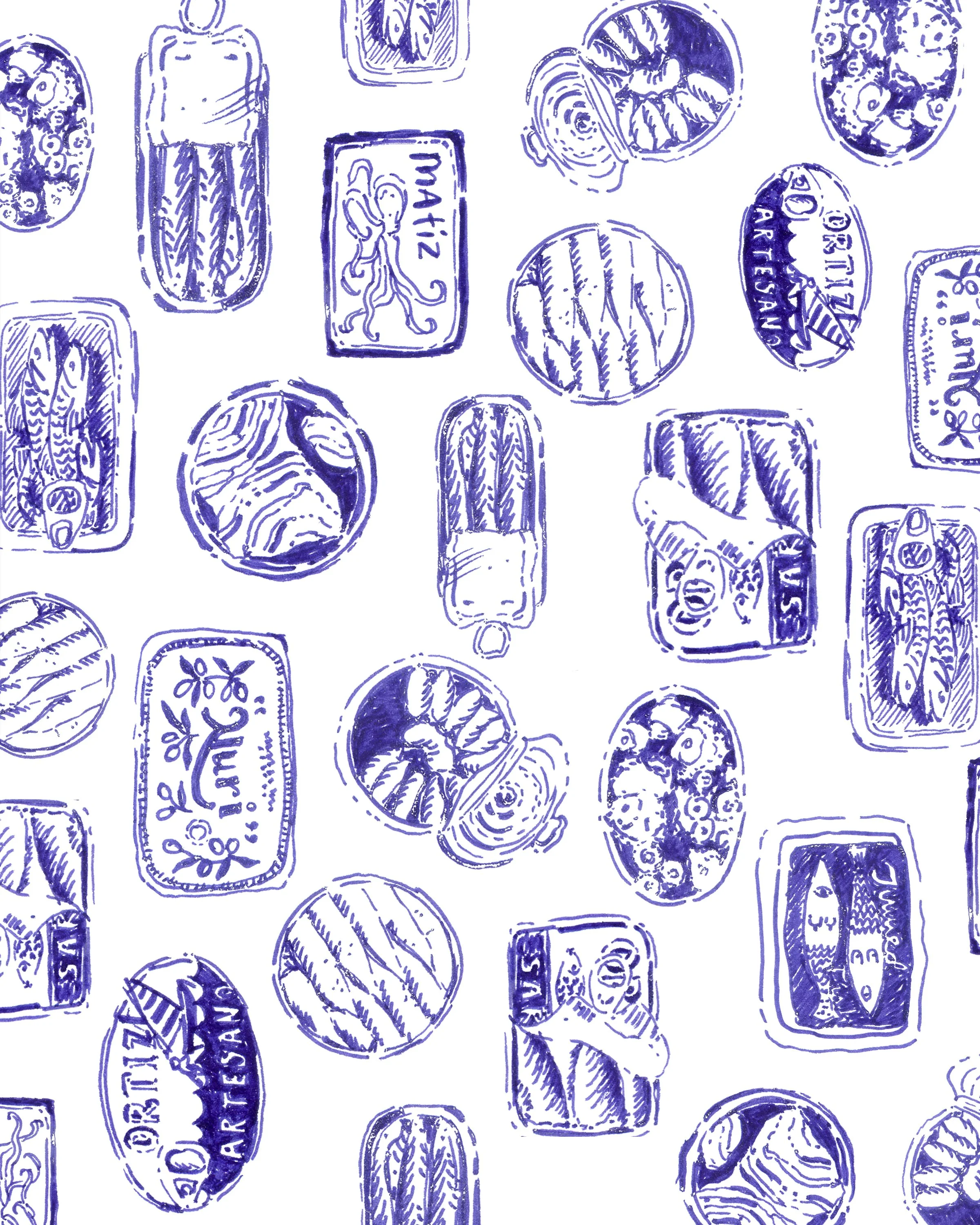 Tinned Fish Art Print