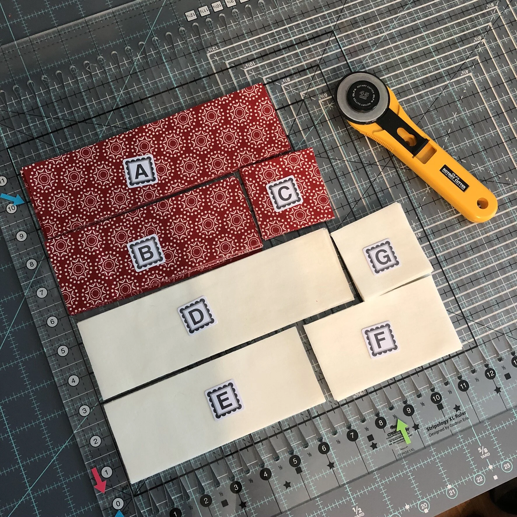 Jelly Snowflake Mystery Quilt Block 1