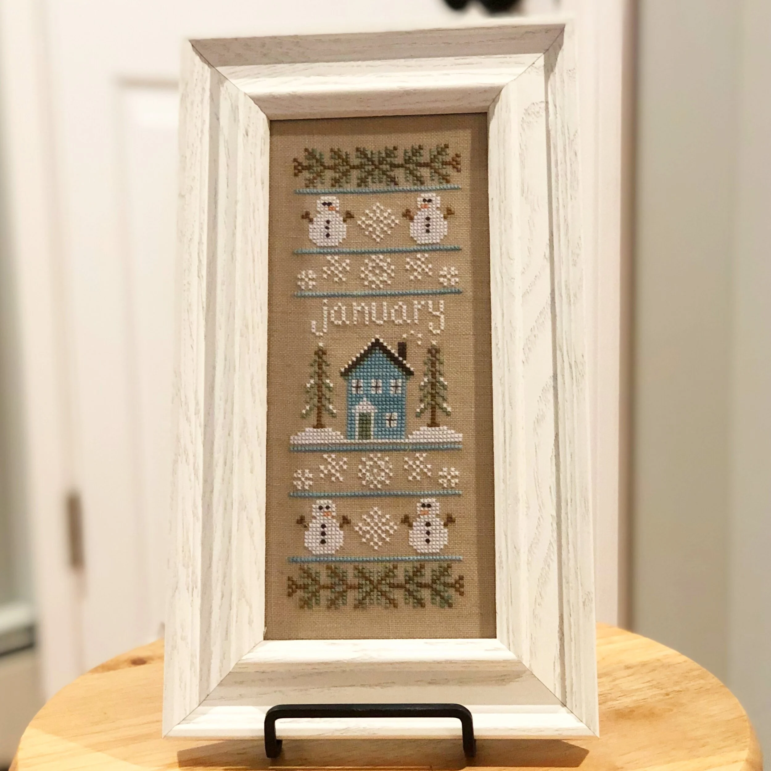FFO: Country Cottage Needleworks January Sampler