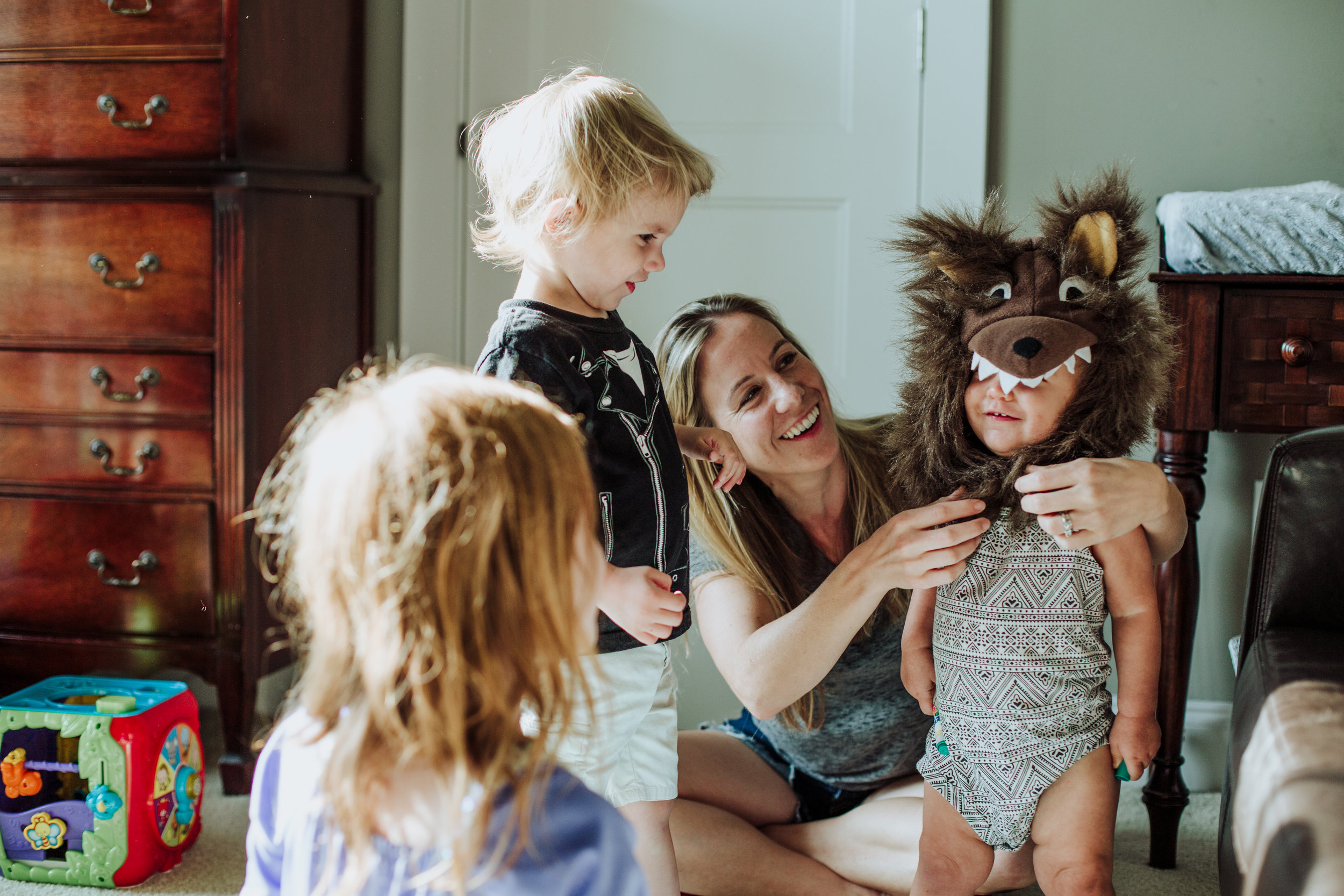Fairhope Family Documentary In home session