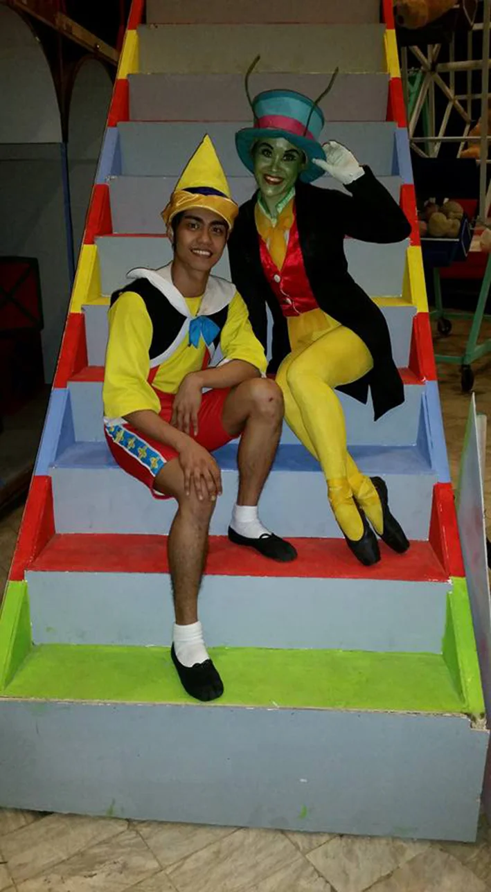 Ballet Manila soloist Elmoe Dictado steps into Pinocchio's shoes.