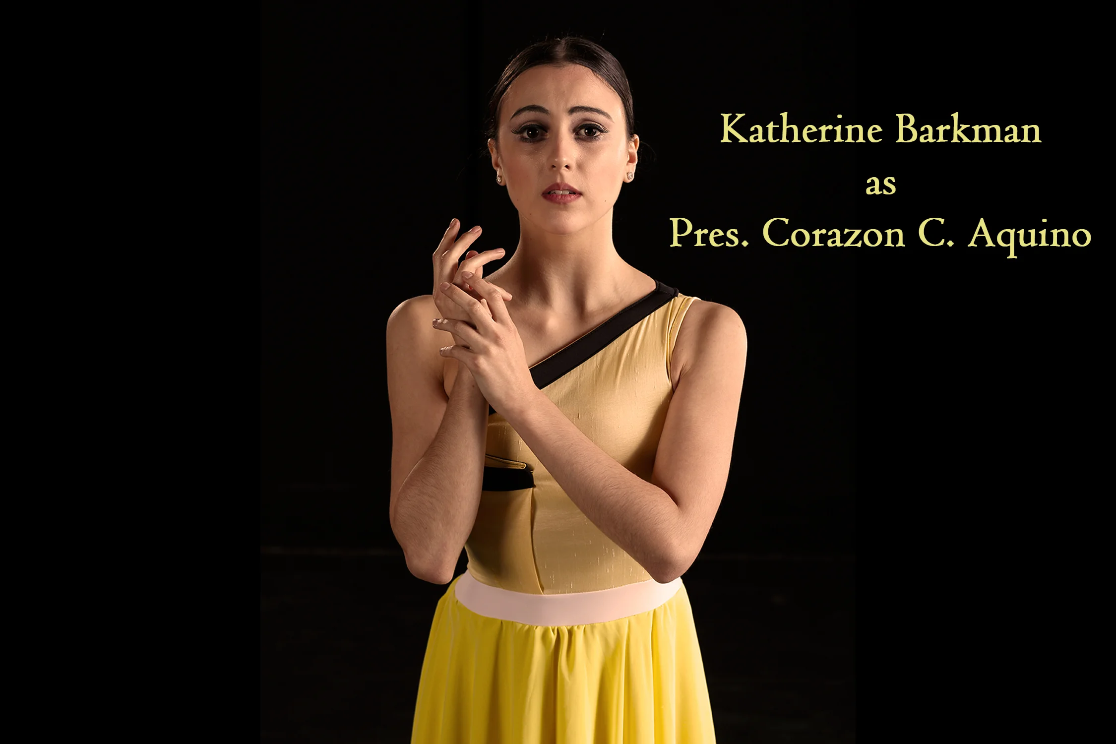 Rebel: Katherine Barkman As Corazon Aquino