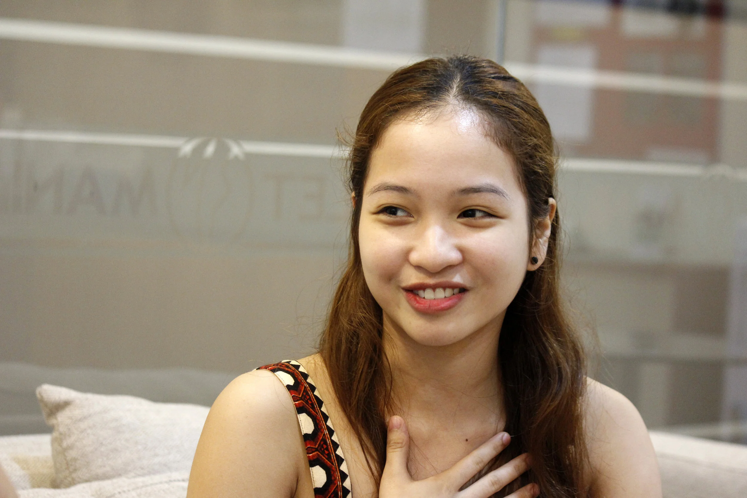 “Ang saya-saya pala ng ballet,” Pearl enthuses. Photo by Jimmy Villanueva