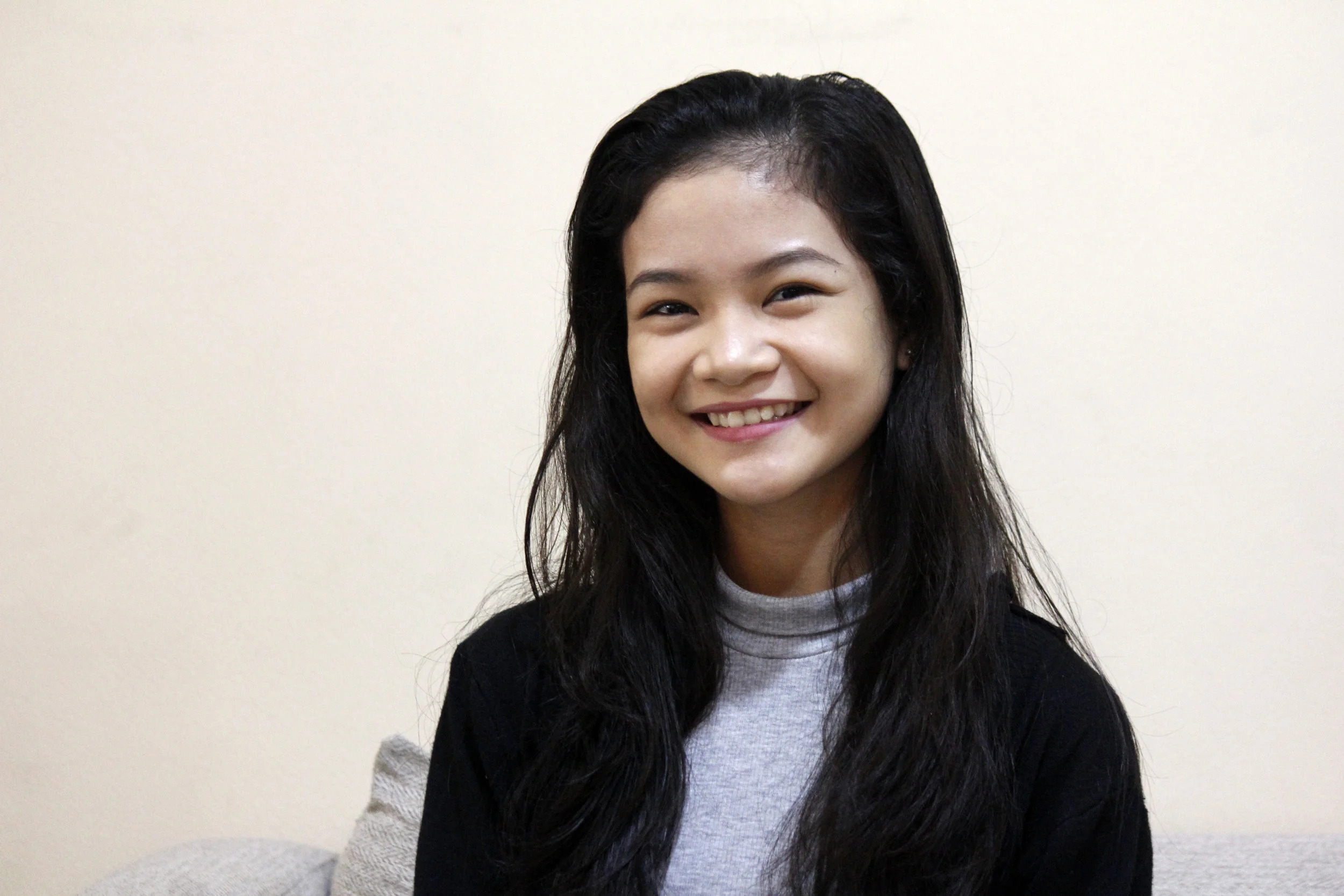 Shaira dreams of someday dancing as Kitri, the beloved heroine of Don Quixote , and she is willing to work hard for it. Photo by Jimmy Villanueva
