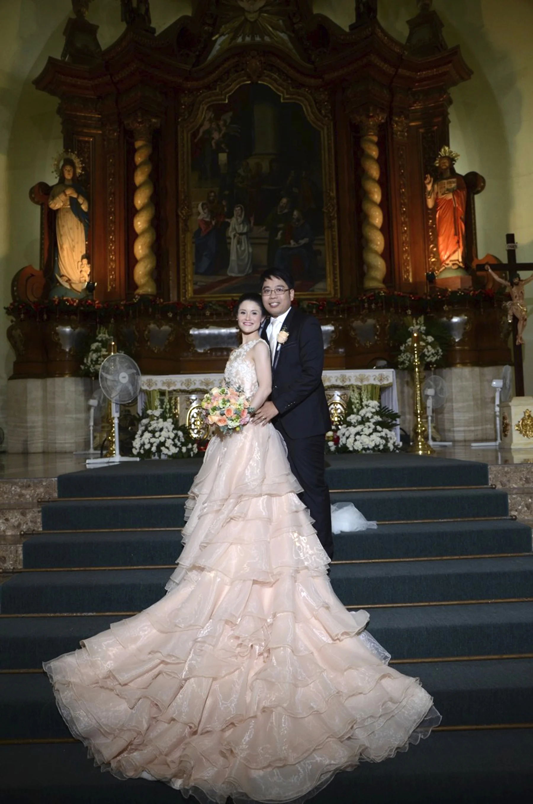 Apart from a dancing career, Tiffany also found her Prince Charming – Jonathan Janolo – in the Philippines. Photo provided by Jonathan Janolo