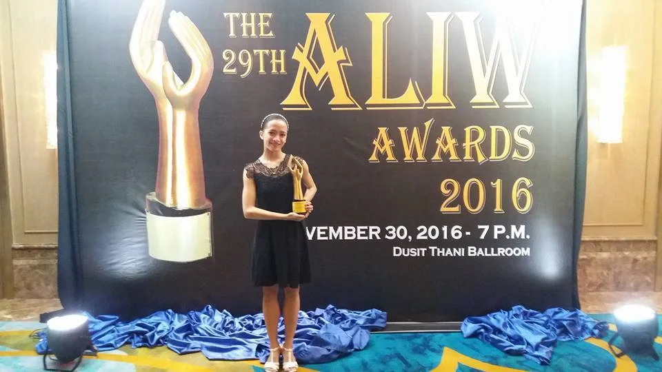 Jessa Balote considers her Aliw Award as Best Classical Dancer as an early Christmas gift. Photo from Jessa Balote's Facebook page