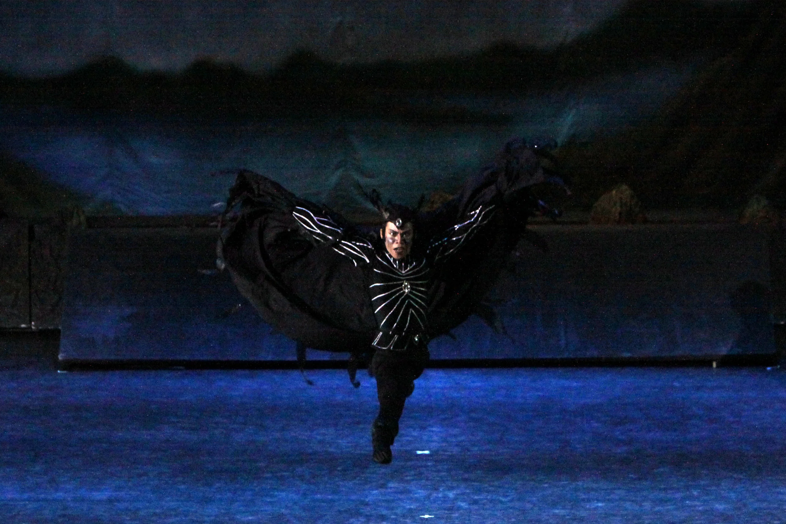 Francis is menacing as the evil sorcerer Rothbart in Swan Lake (2011).
