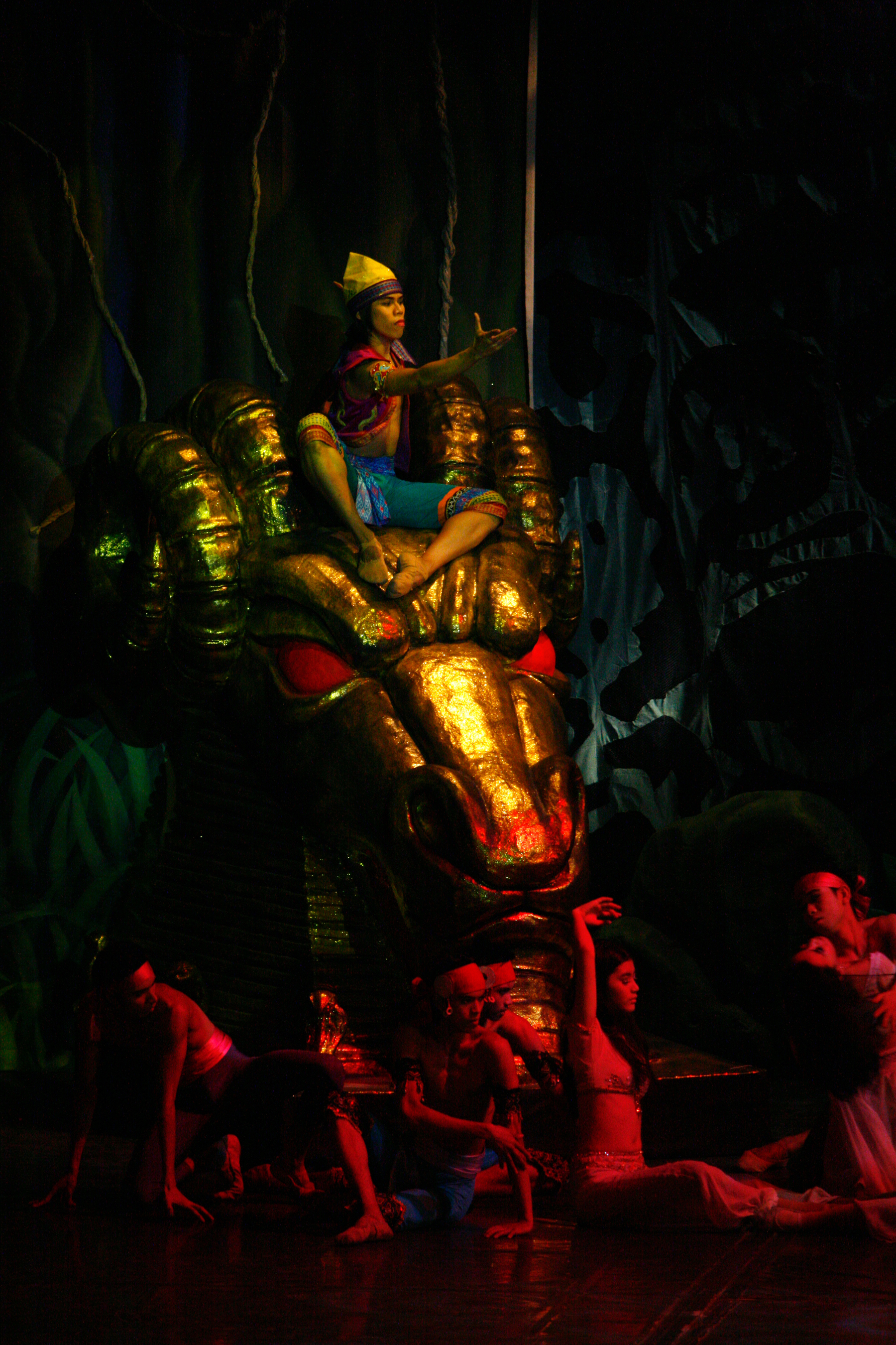 Francis plays the destructive twin Gunaw in the environmental fable Alamat: Si Sibol at Si Gunaw (2005).