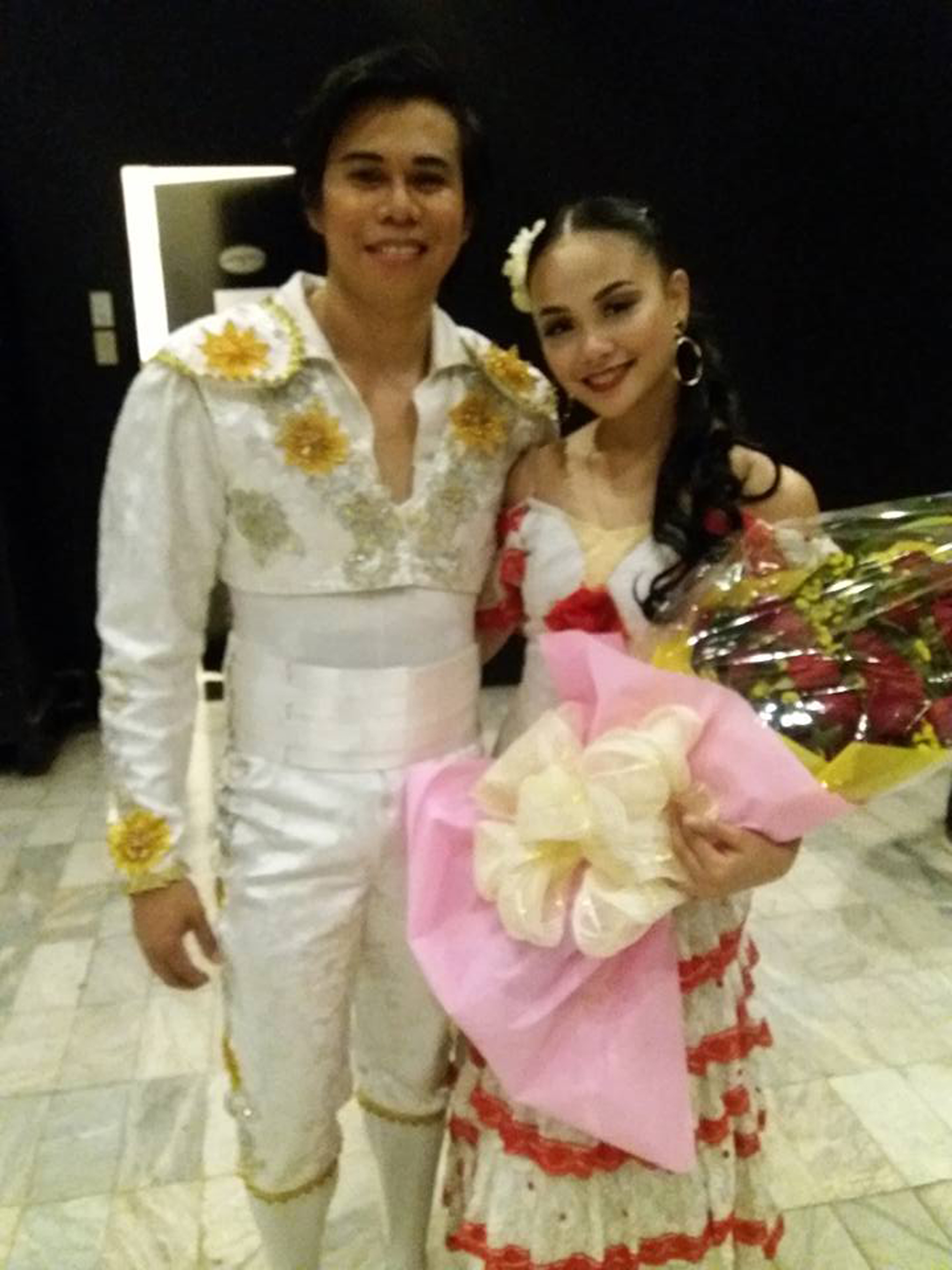 Rissa May danced as Mercedes in Ballet Manila’s recent production of Don Quixote , opposite Francis Cascaño as her Espada. Photo from Rissa May Camaclang’s Facebook page