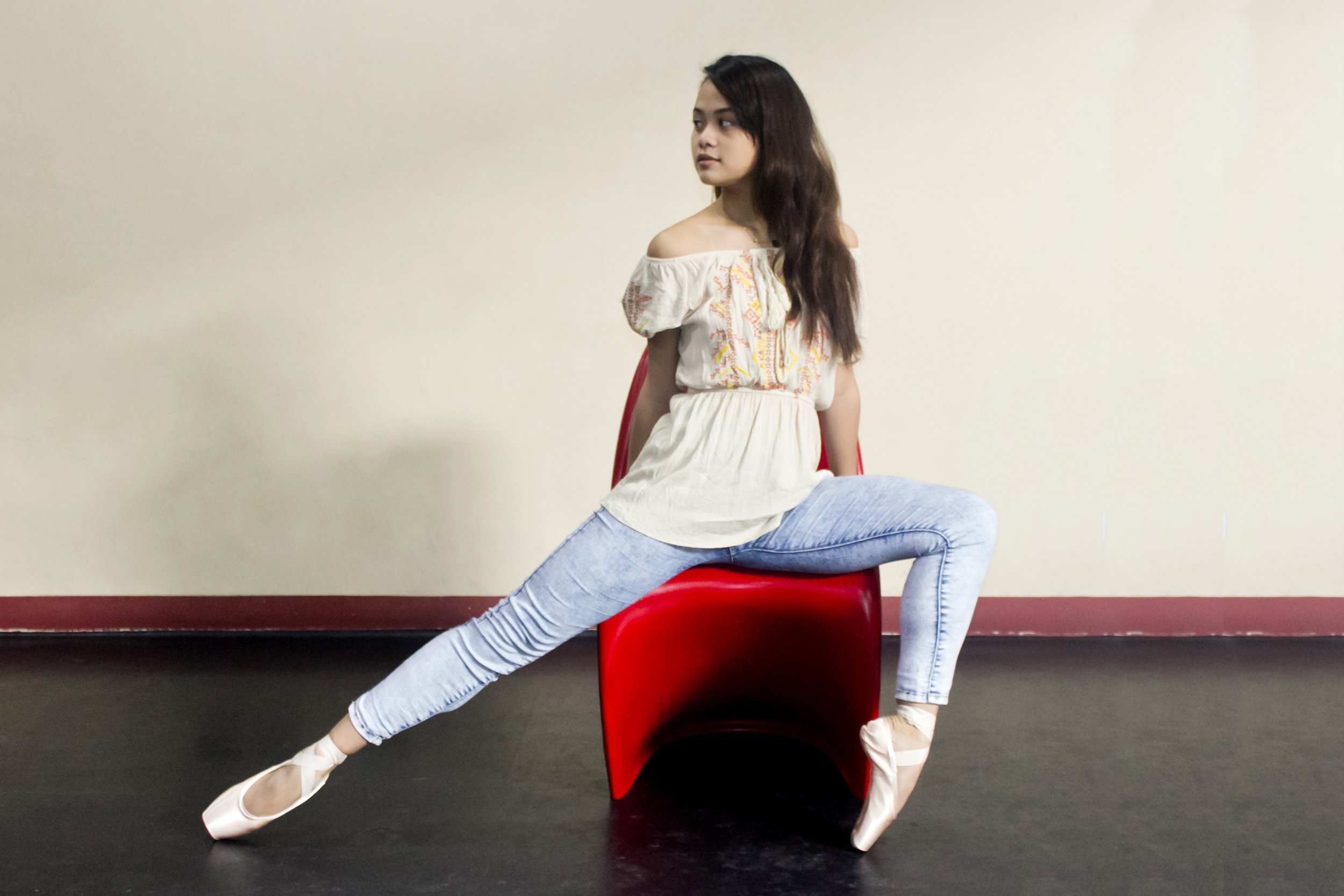 Carmen is one of her dream roles, says Rissa May, who does the iconic pose of the ballet character in this picture. Photo by Jimmy Villanueva