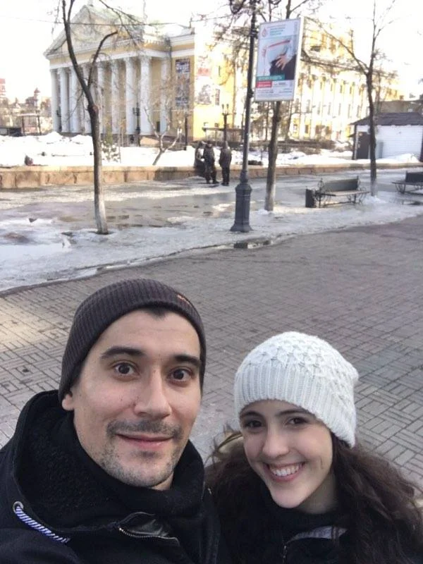 Touring Misha’s hometown after rehearsals