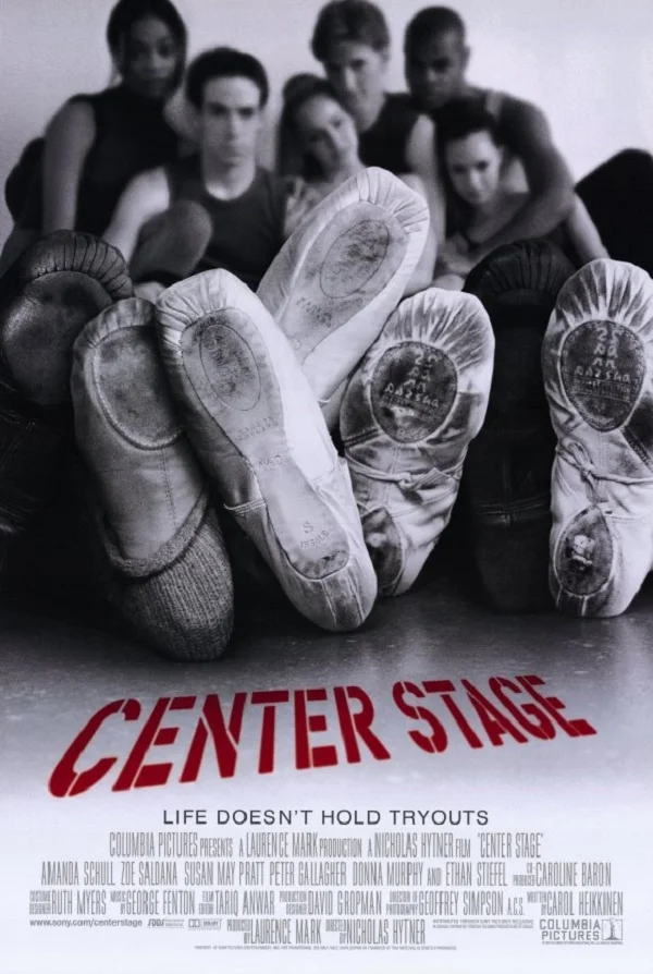 The powerhouse cast of Center Stage was composed mainly of professional dancers.