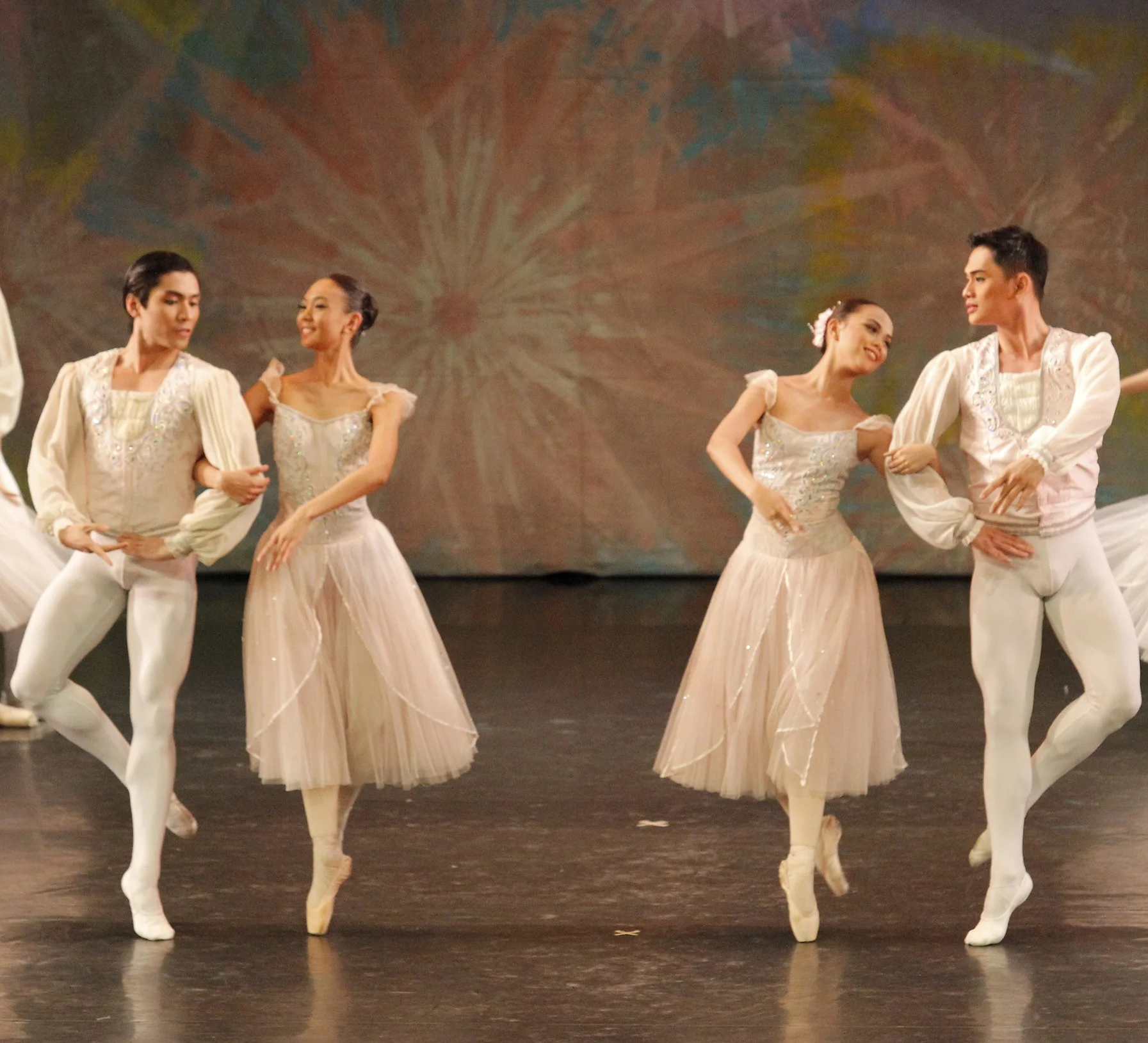 Henriette (seen here second from left in 2016’s The Swan, The Fairy and The Princess ) says Ballet Manila has taught her to be more confident. Photo by Kurt Alvarez