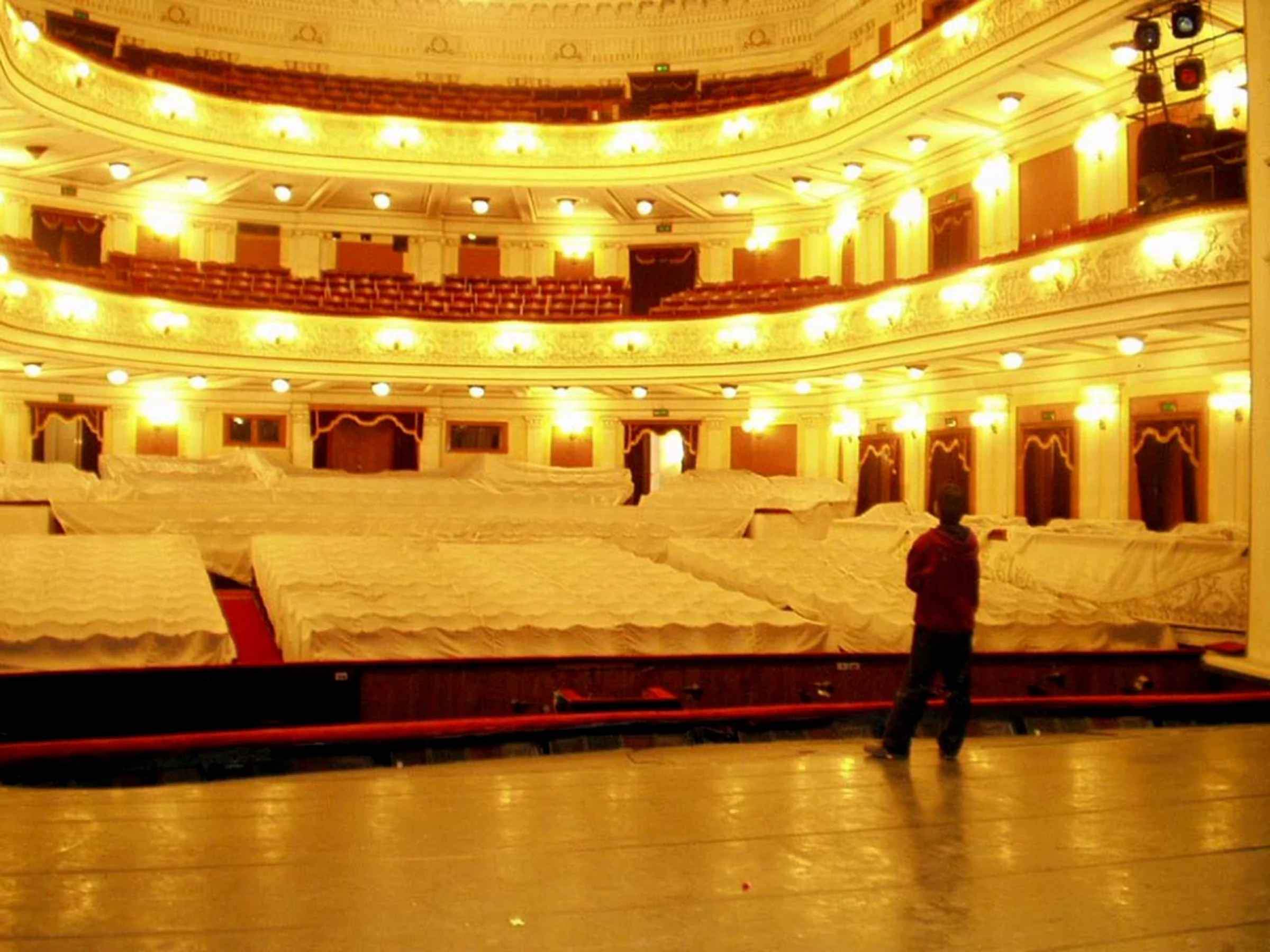 Still recovering from an injury, Alvin was photographed walking wistfully on the stage of a Russian theater during a Ballet Manila tour. He was surprised when he was told he would be allowed to dance in one of the shows. Photo by Jimmy Villanueva