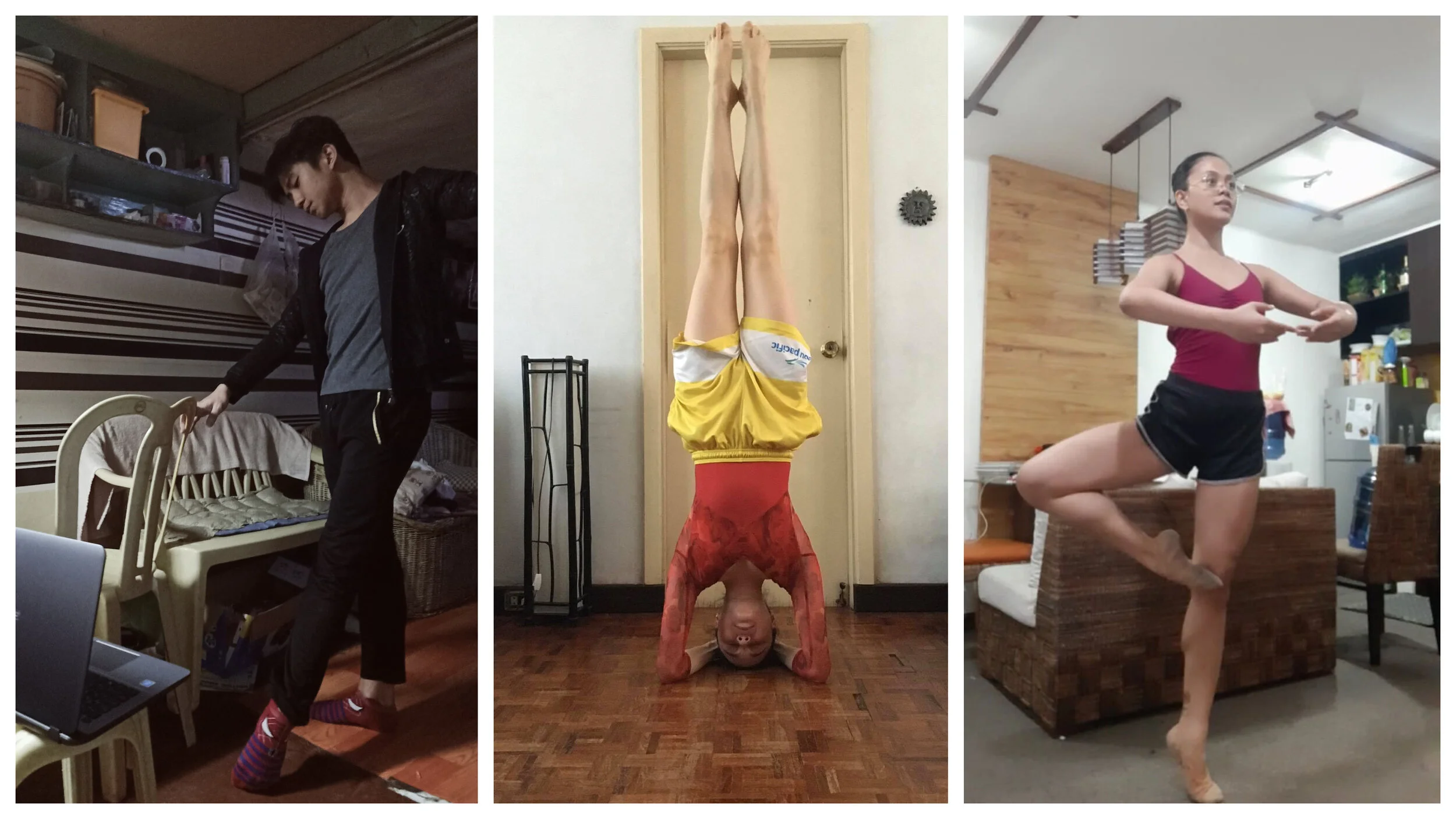 Active indoors: Ballet Manila dancers find creative ways to stay fit in quarantine