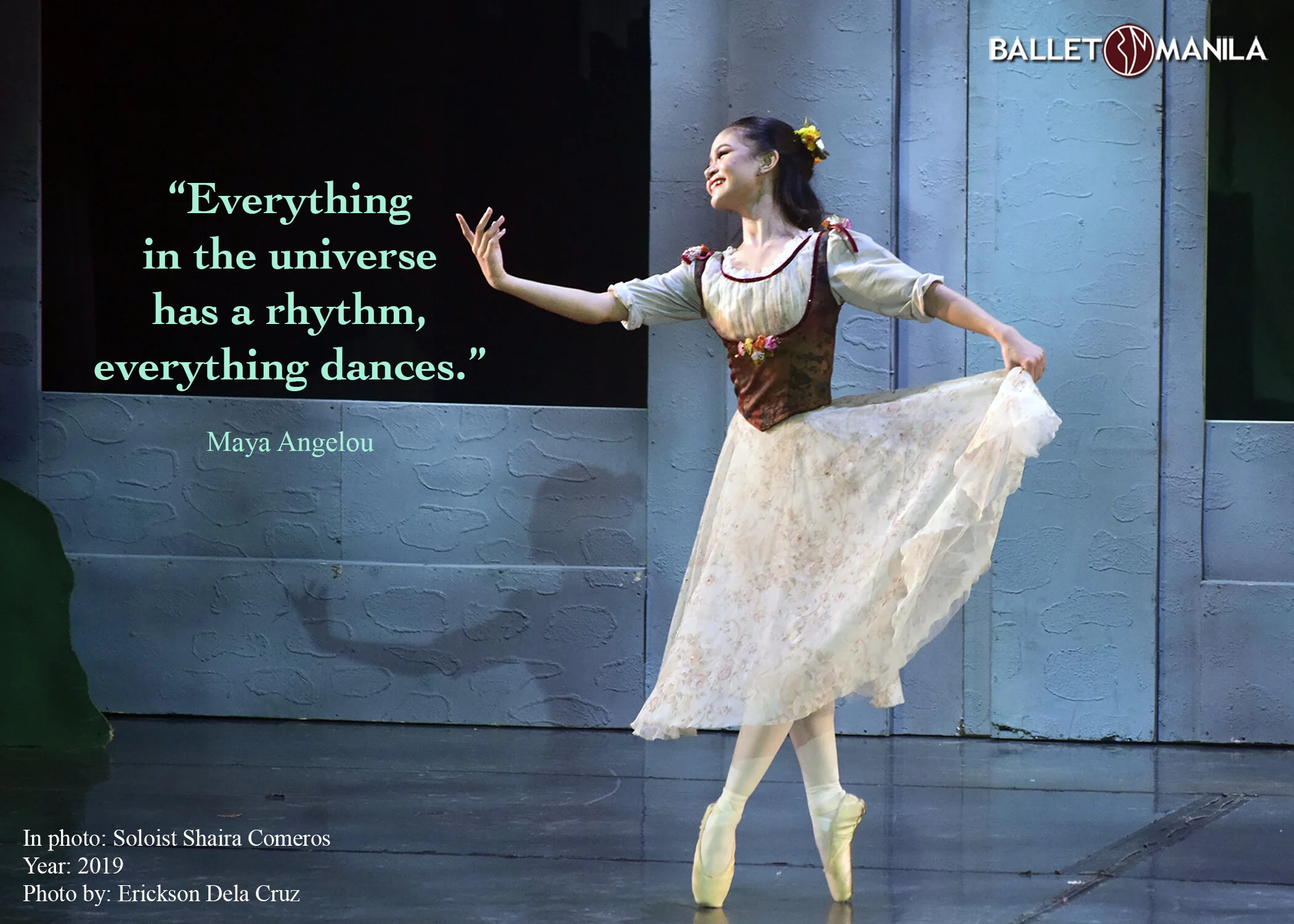 Talk about dance: Maya Angelou — Ballet Manila Archives