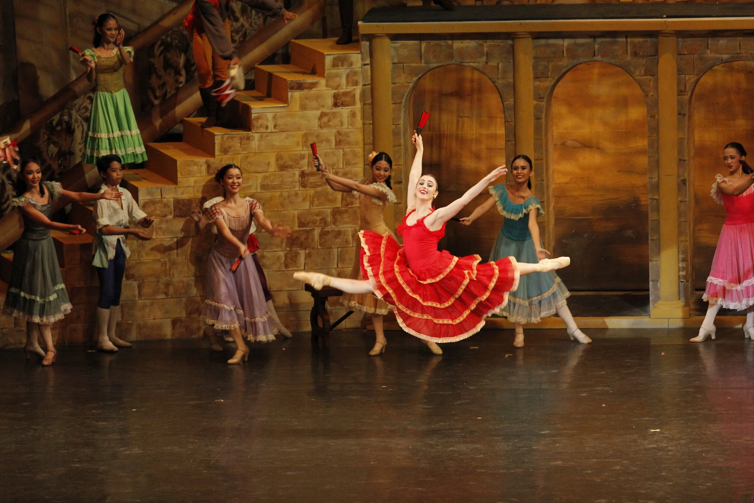 Katherine Barkman, now with The Washington Ballet, makes her debut in the full-length Don Quixote with Ballet Manila in 2017. Photo by Ocs Alvarez