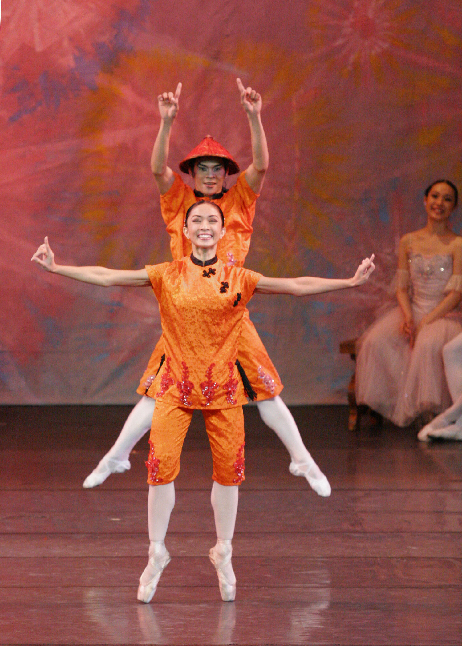 Sommerliche Ballerina in Orange 37 Gr M1377-933678