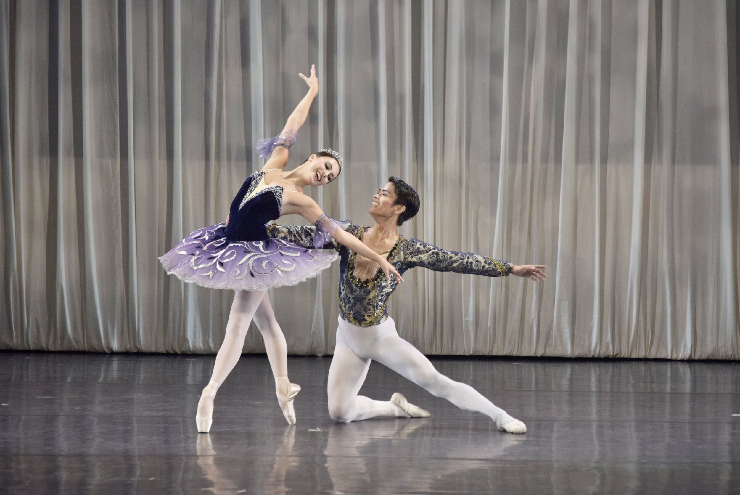    The Washington Ballet’s Katherine Barkman guests in the fundraiser  Tuloy ang Sayawan  (2019) wearing her purple lucky charm of a tutu. The former Ballet Manila principal artist danced her way to two silvers at the USA International Ballet Competi