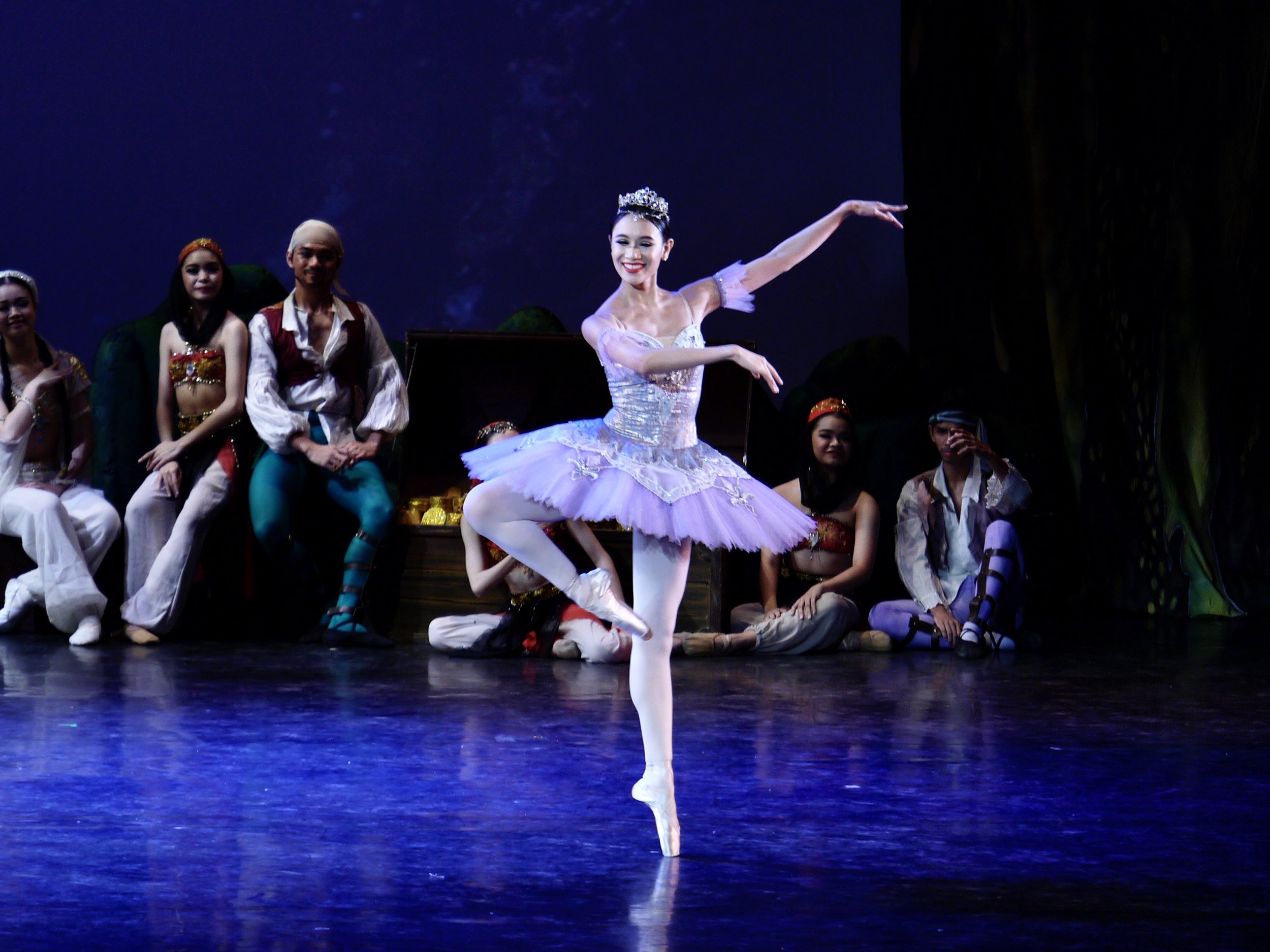    As Medora in  Le Corsaire  (2018), Abigail Oliveiro gets the chance to perform a lead role that’s light in tone, in contrast to tragic ballet heroines such as the cursed Odette in  Swan Lake  and the jilted Giselle in  Giselle , both of which she 