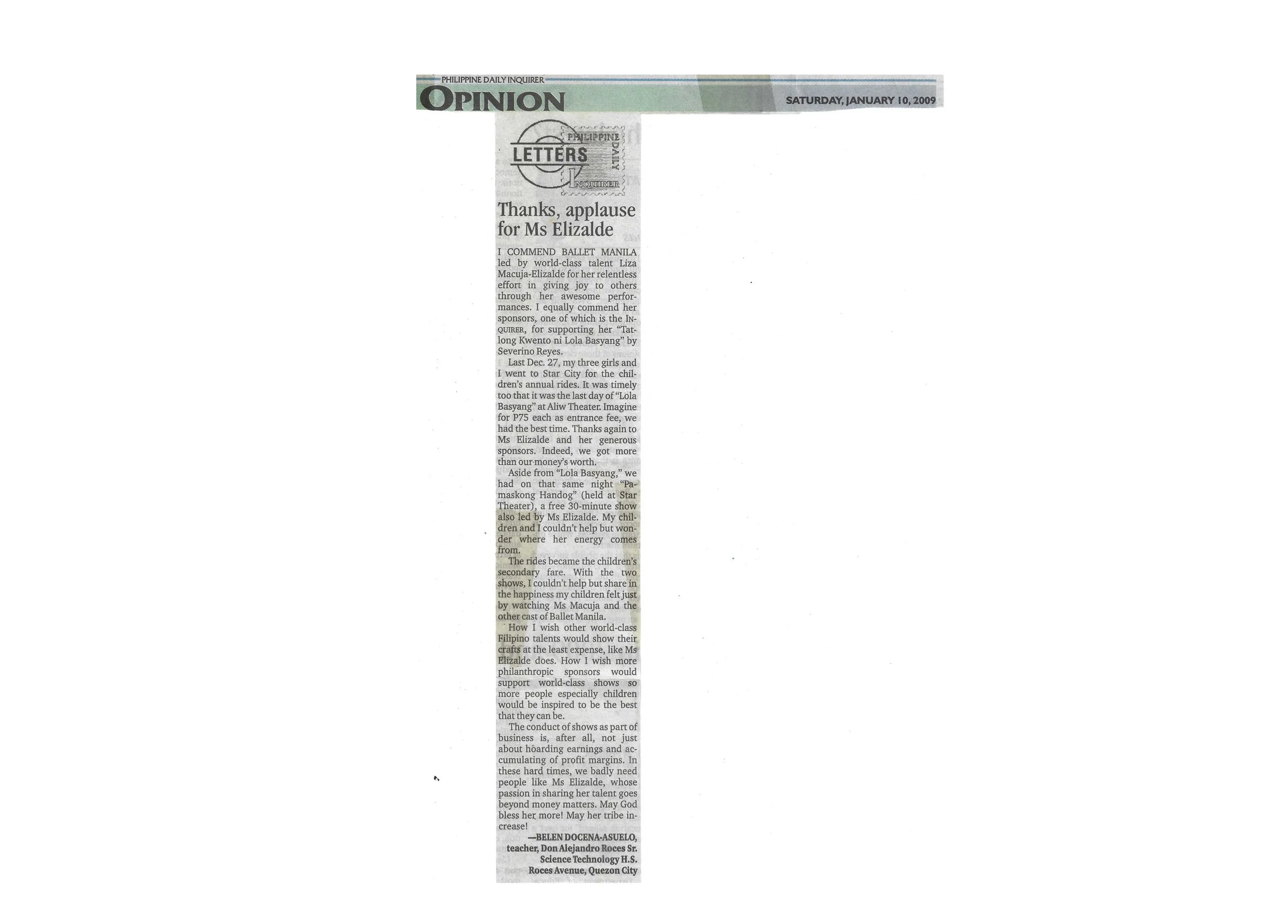 From the Mailbox: ‘We got more than our money’s worth’